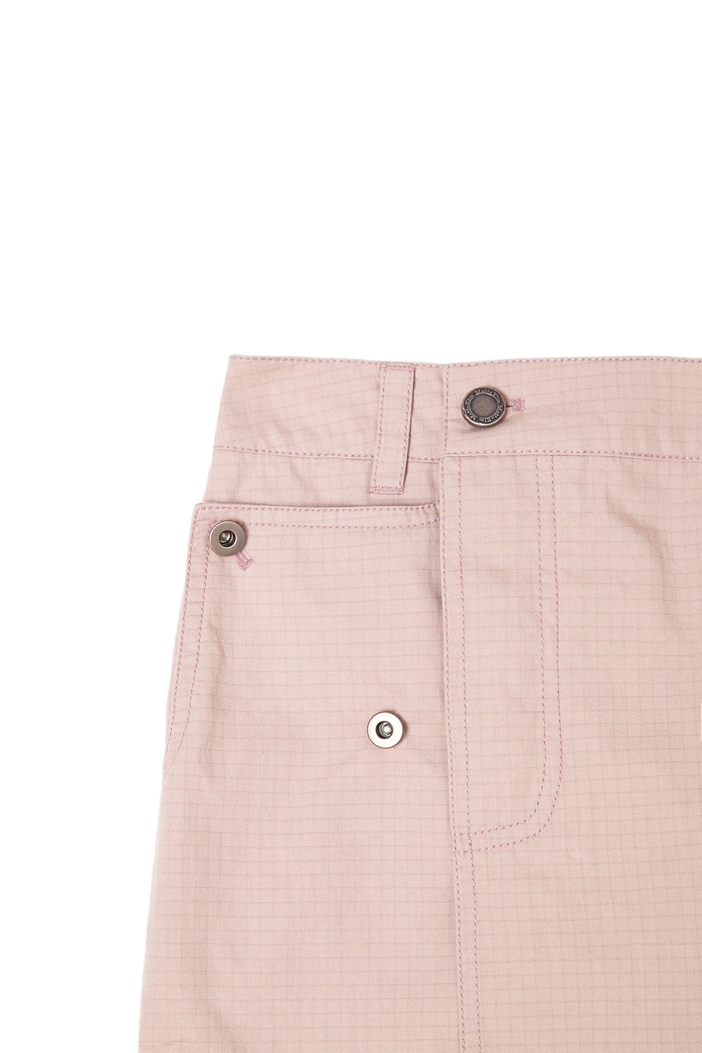 Matin Kim - Pocket Foldover Wrap Mini Skirt (Indian Pink) product image 3 | TRAB K-Fashion Australia