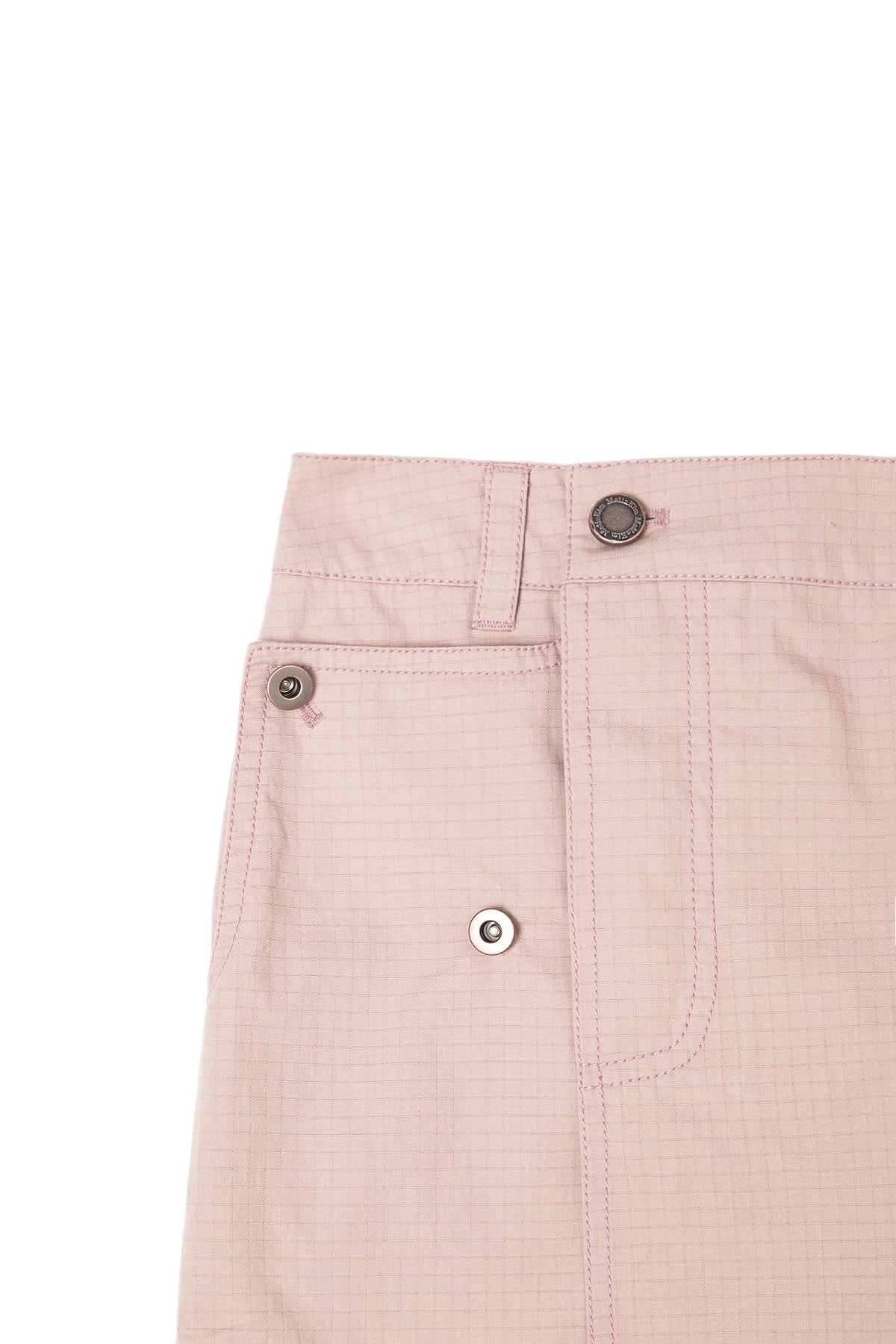 Matin Kim - Pocket Foldover Wrap Mini Skirt (Indian Pink) product image 3 | TRAB K-Fashion Australia