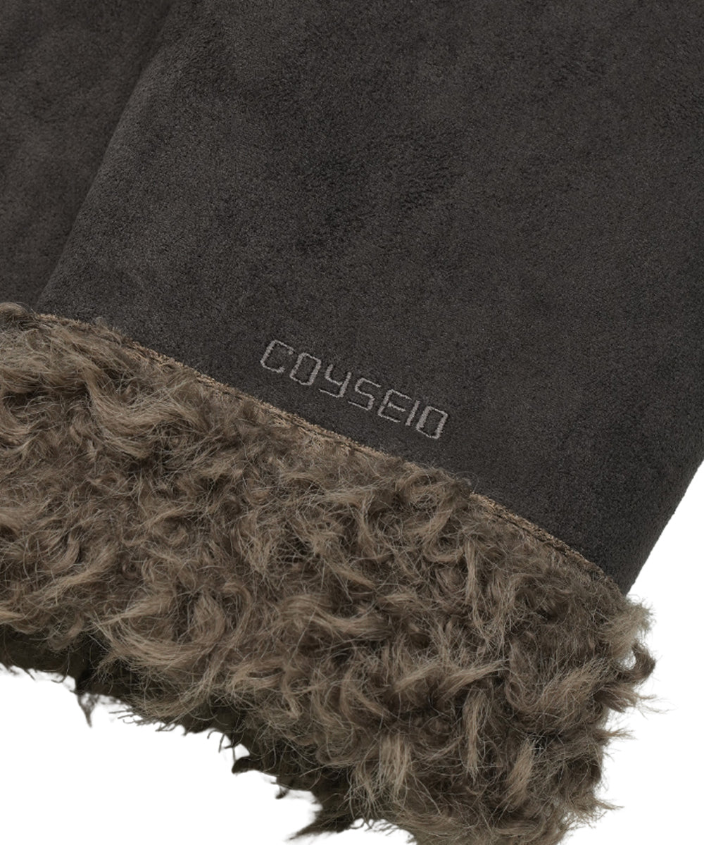 Coyseio - Hairy Suede Mustang Jacket (Charcoal) product image 14 | TRAB K-Fashion Australia