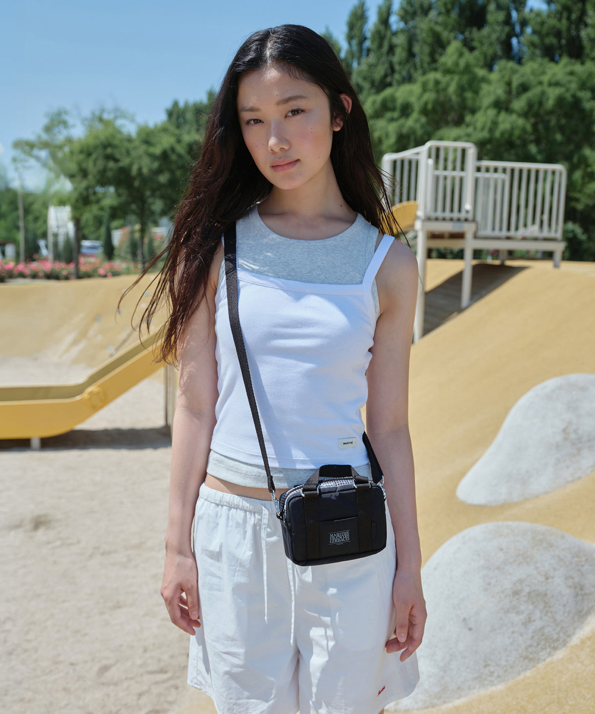 Marithe & Francois Girbaud - Marithe X Lesportsac Micro Bag (Black) product image 3 | TRAB K-Fashion Australia
