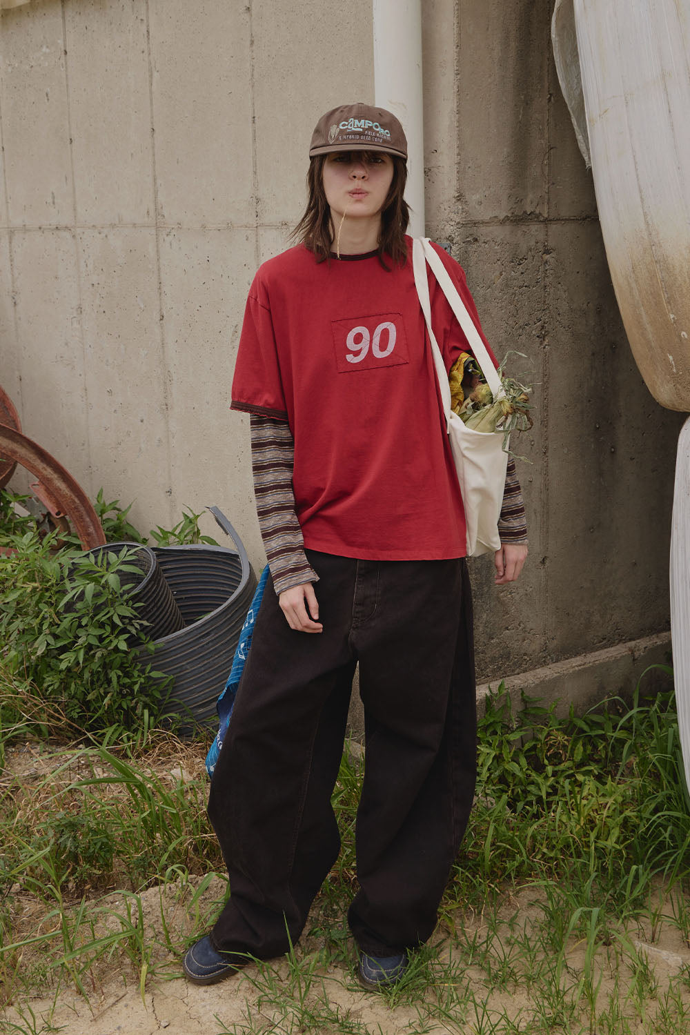 Hatchingroom - 90 Tee (Bleached Red) product image 7 | TRAB K-Fashion Australia
