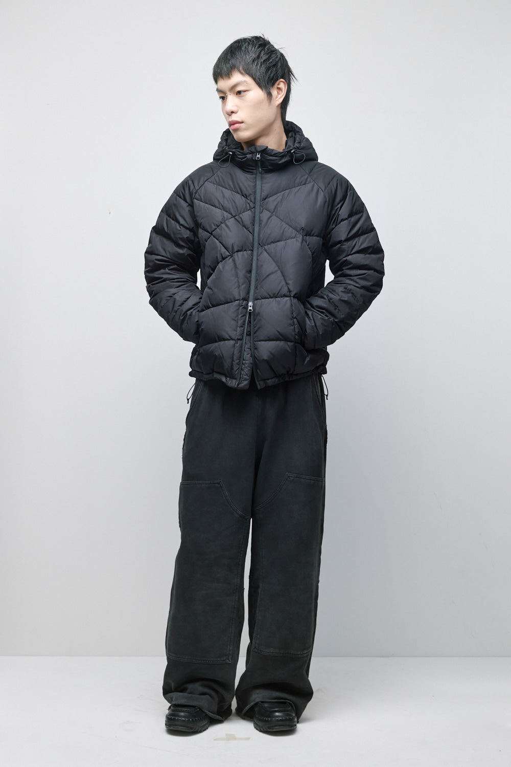 Hatchingroom - Web Goose Down Puffer Jacket (Black) product image 15 | TRAB K-Fashion Australia