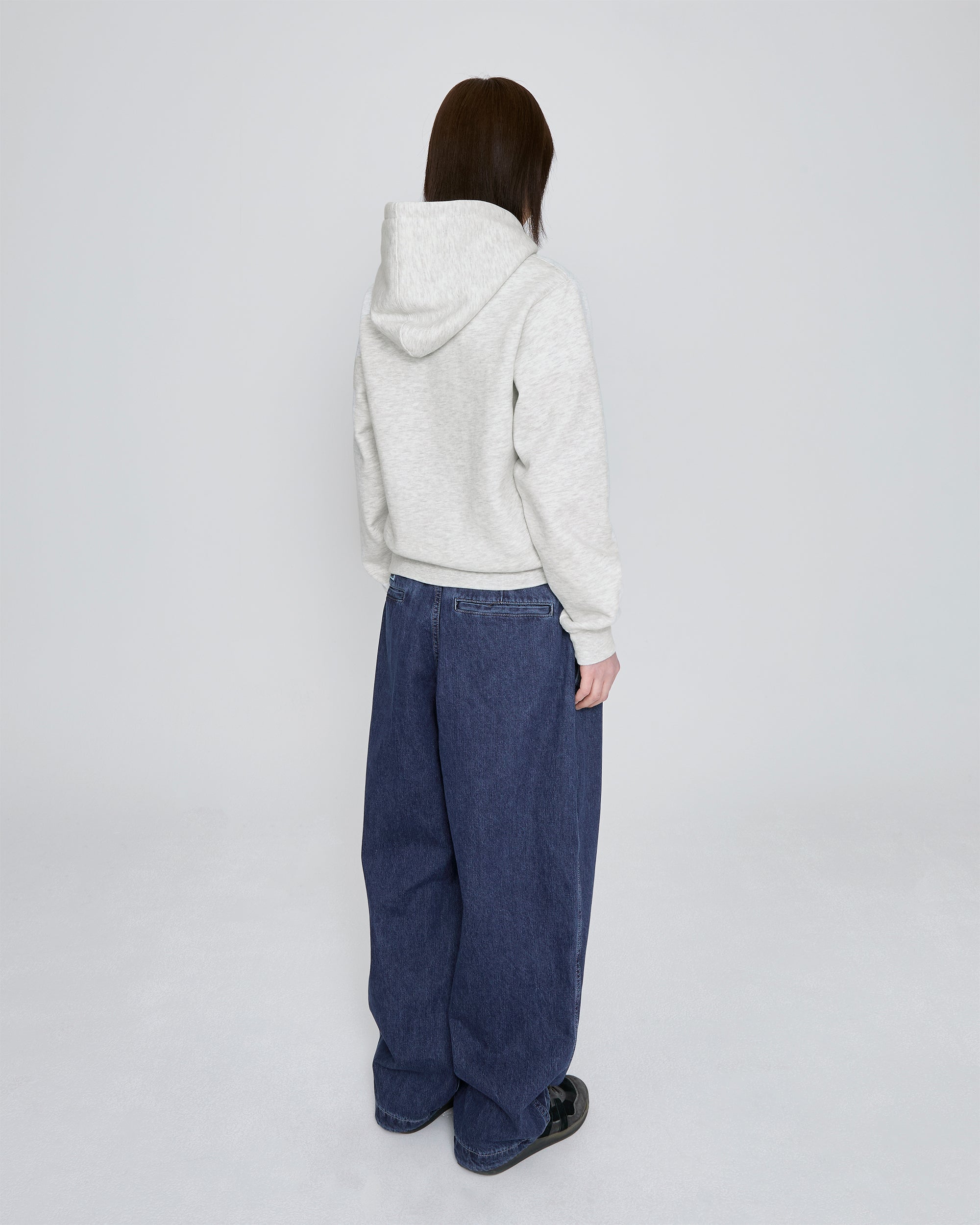 yeseyesee - Adjustable X-Hook Easy Denim Pants (Indigo) product image 12 | TRAB K-Fashion Australia