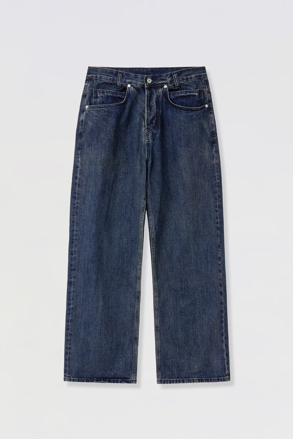 Hatchingroom - Regular Selvedge Jeans (Dark Blue) product image 1 | TRAB K-Fashion Australia