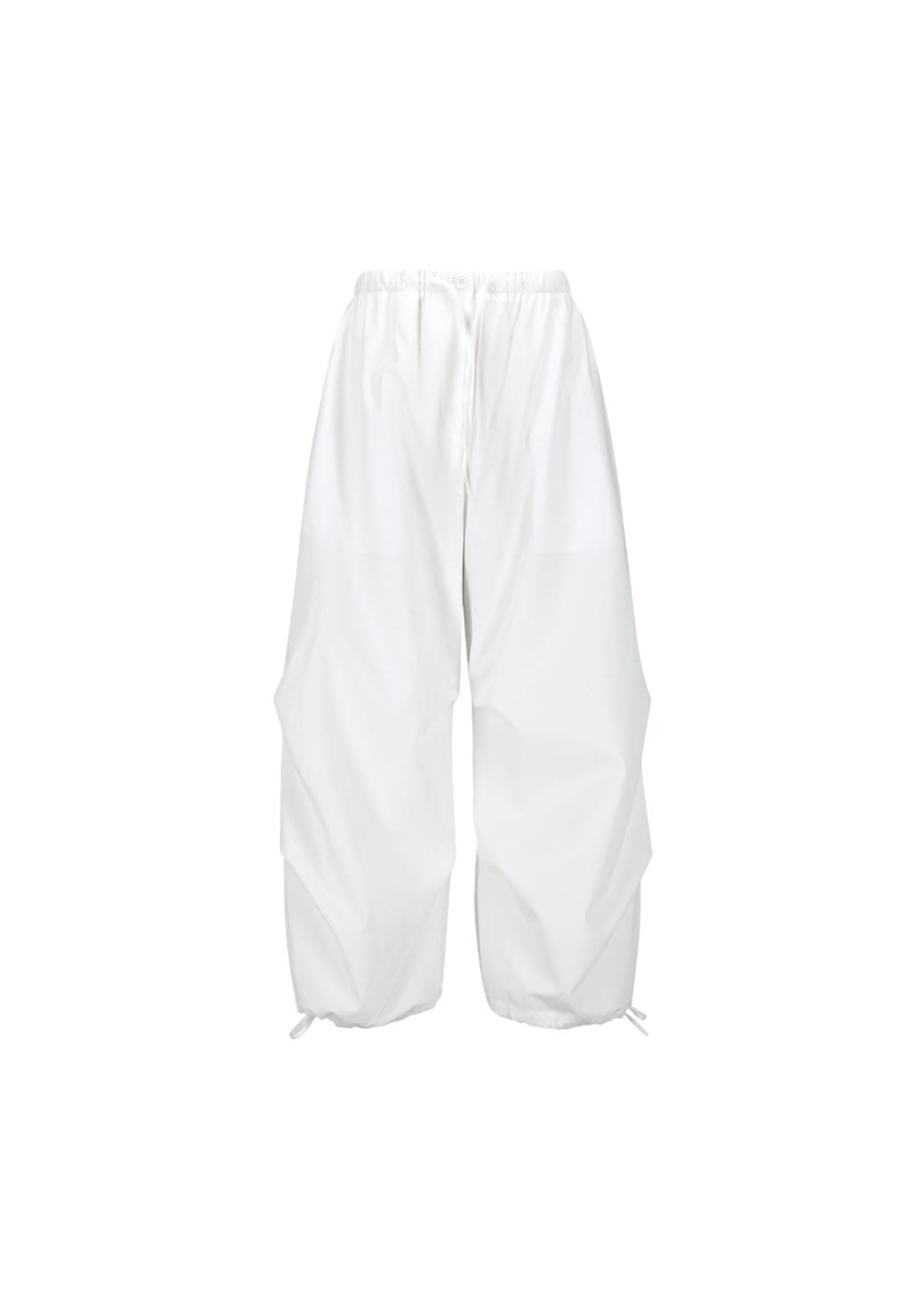 Amomento - Women's Drawstring Capri Pants (White) product image 2 | TRAB K-Fashion Australia