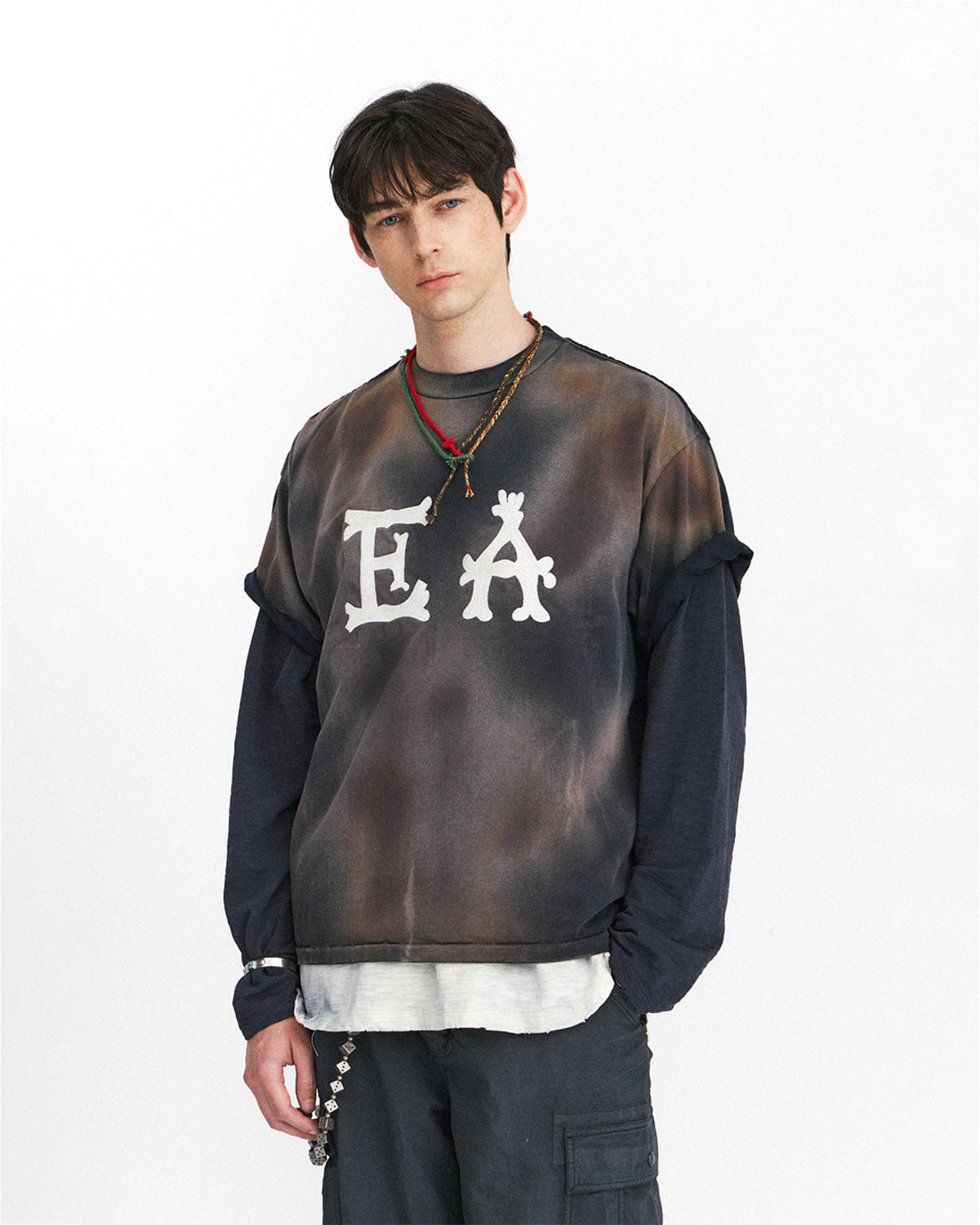 Eastlogue - Ea Logo T-shirts (Vintage Navy) product image 3 | TRAB K-Fashion Australia