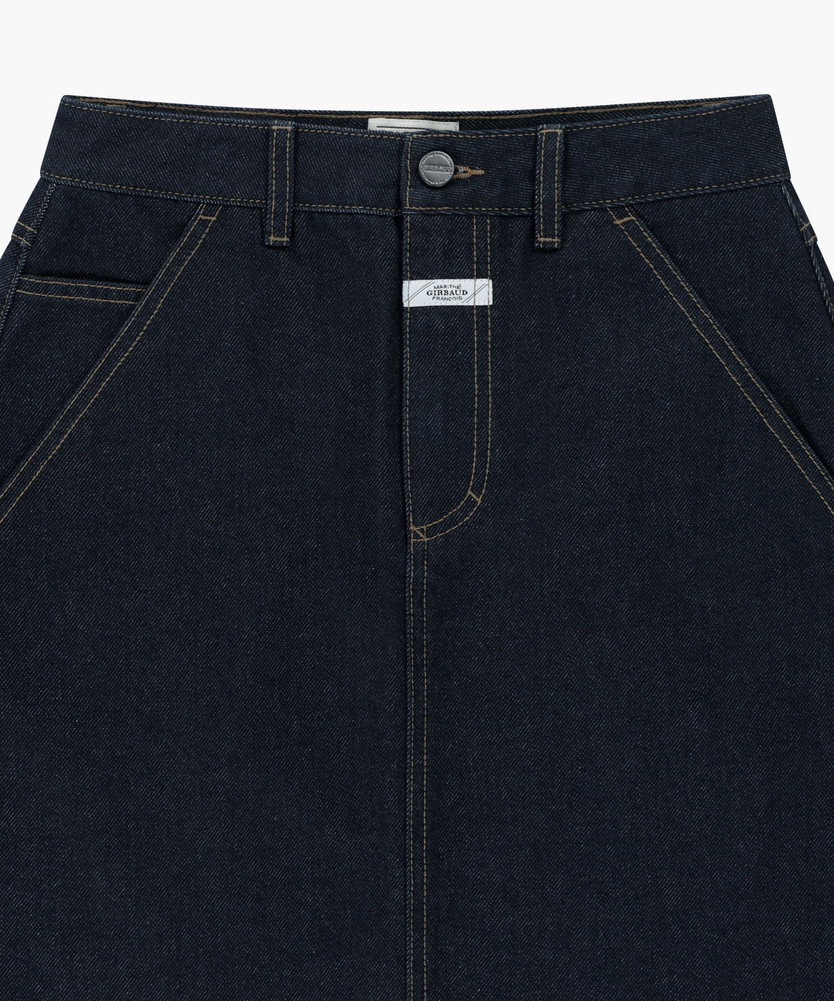 Marithe & Francois Girbaud - [Pre-order – Ships 30 Sep] H-line Denim Skirt (Indigo) product image 3 | TRAB K-Fashion Australia