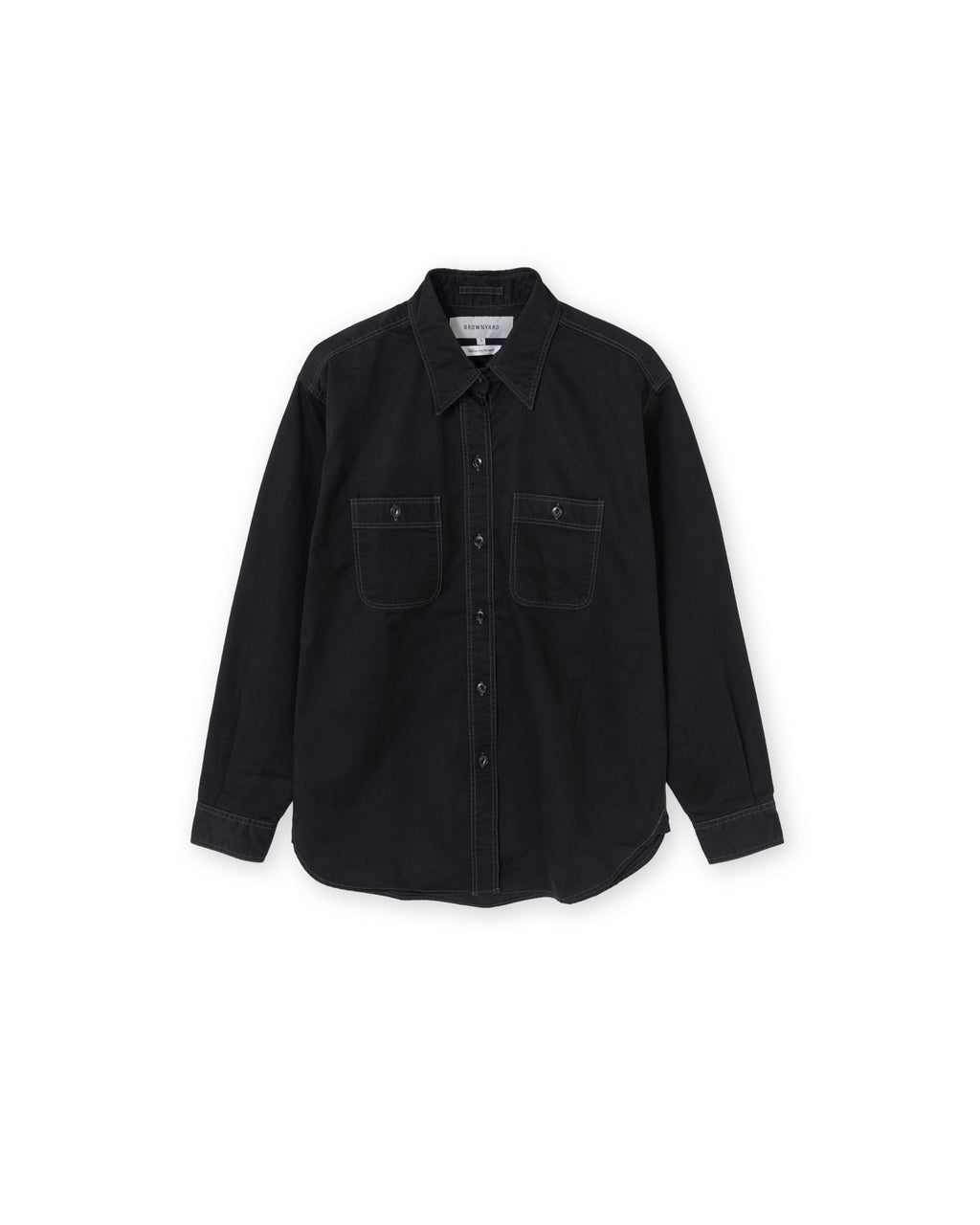 Brownyard - Washed Work Shirt (Black) product image 6 | TRAB K-Fashion Australia
