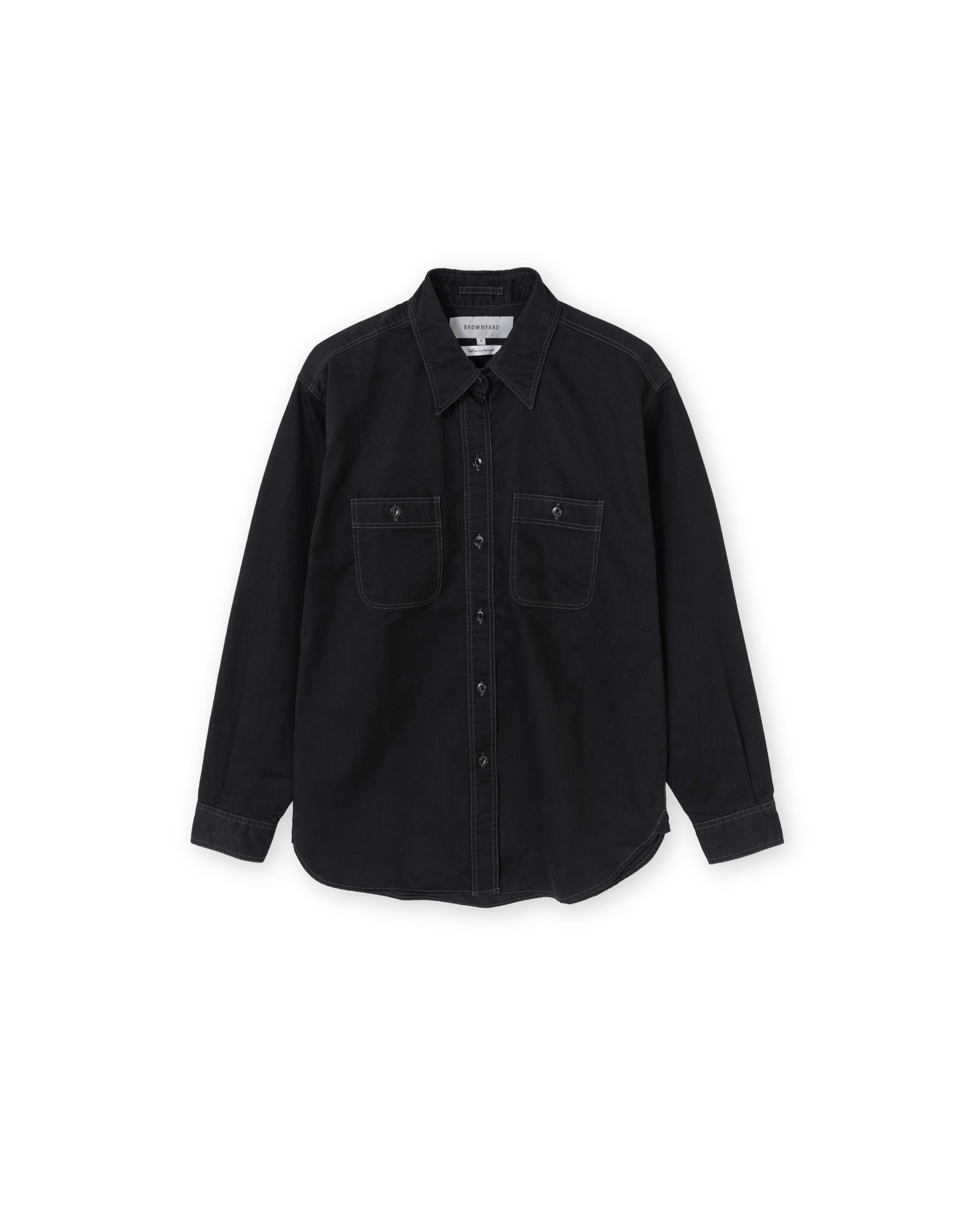 Brownyard - Washed Work Shirt (Black) product image 6 | TRAB K-Fashion Australia