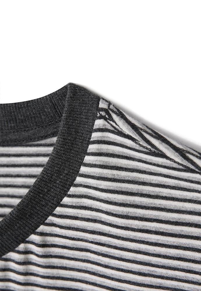 Art if acts - Washed Stripe Pocket S/S Tee (Charcoal) product image 10 | TRAB K-Fashion Australia