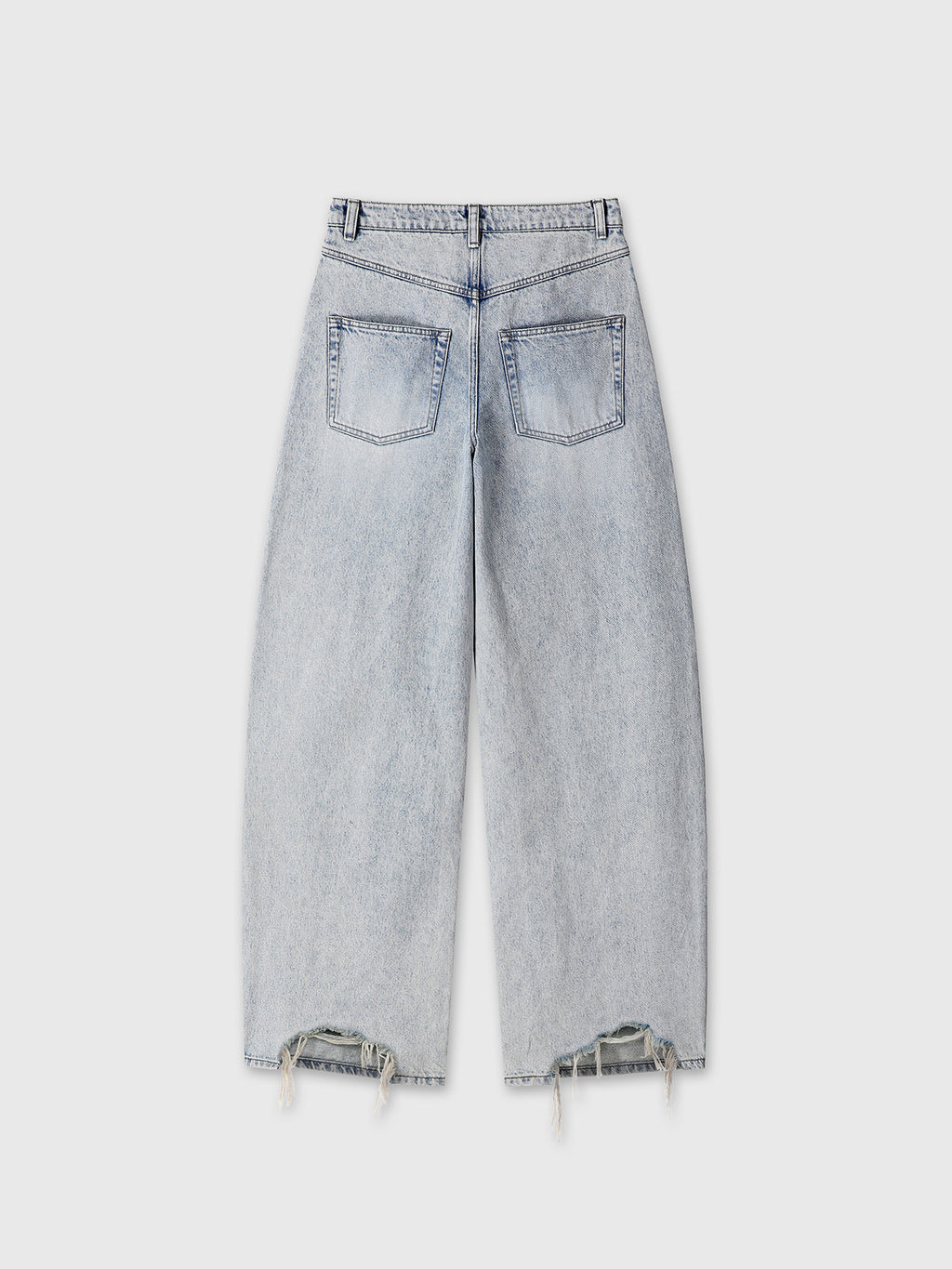 Tonywack - Distressed Wide-Leg Denim Jeans (Washed Light Blue) product image 10 | TRAB K-Fashion Australia