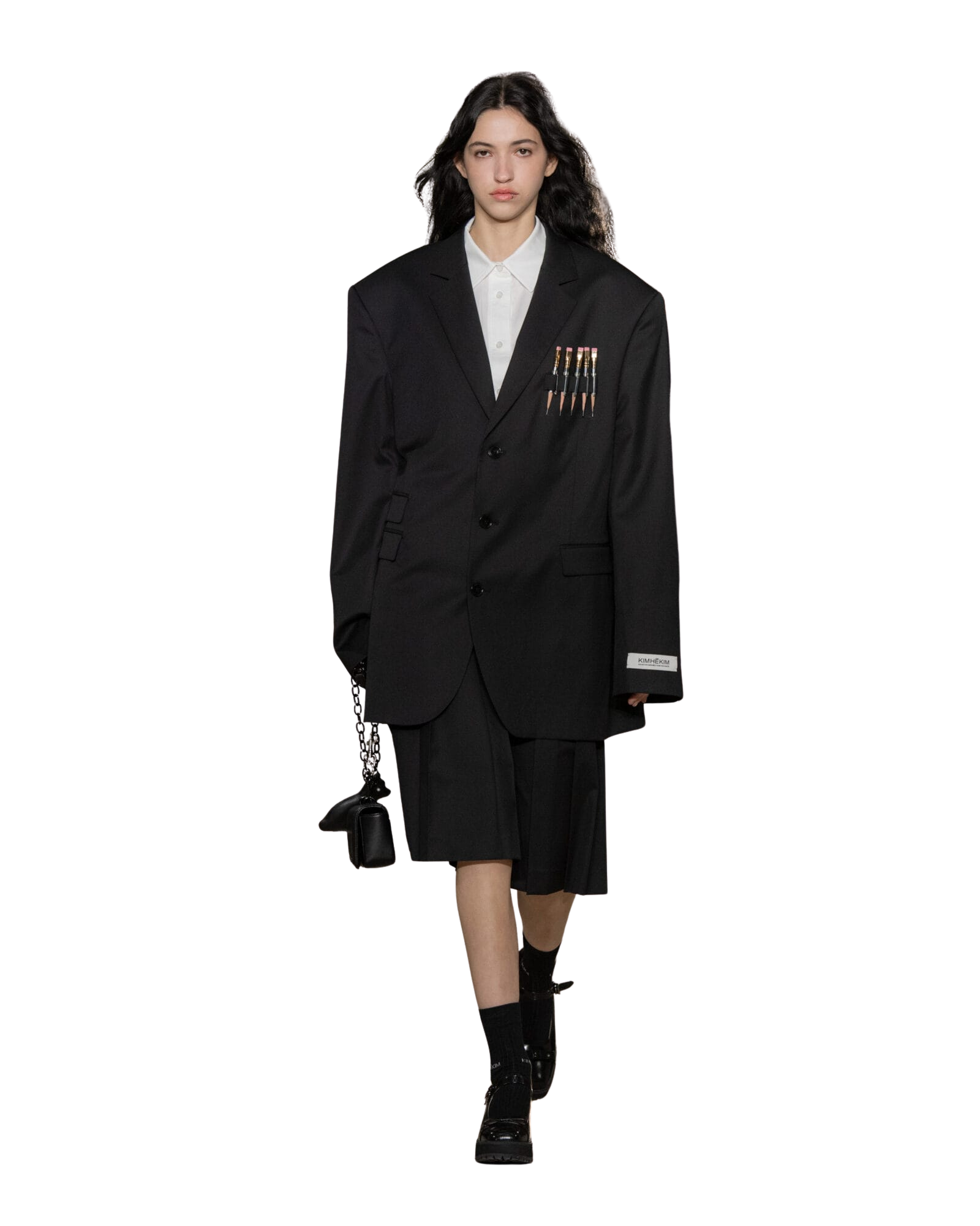 Kimhe Kim - Pen Holder Jacket (Black) product image 1 | TRAB K-Fashion Australia