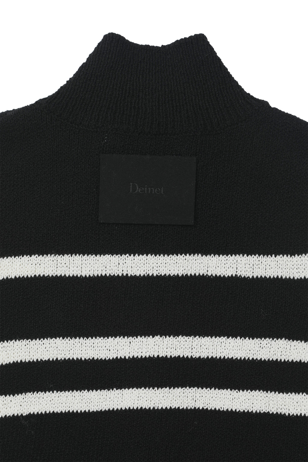 Deinet - Stripe Knit Vest Zip Up (Black) product image 5 | TRAB K-Fashion Australia