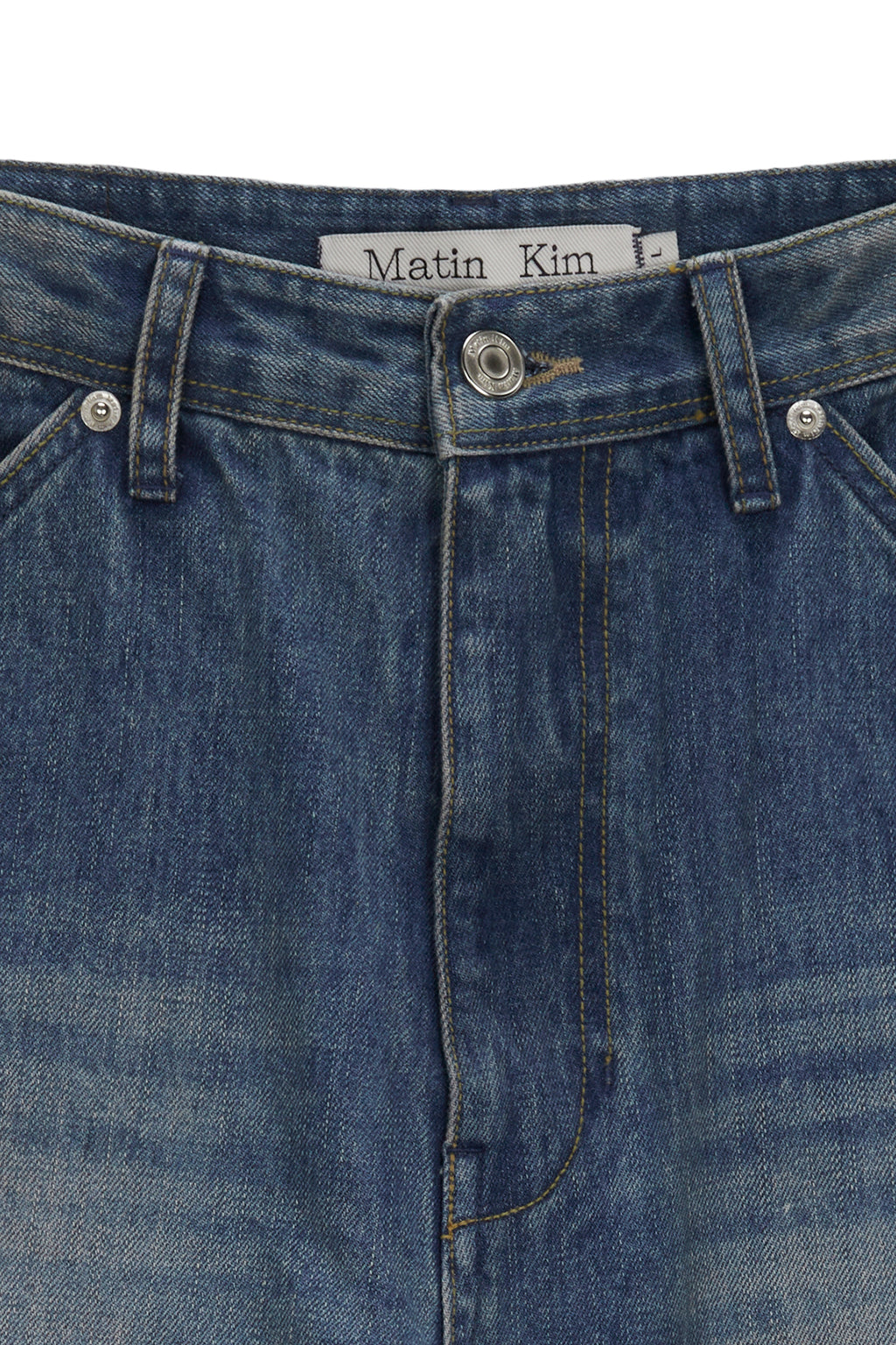 Matin Kim - Lowrise Boots Cut Denim Pants (Light Blue) product image 3 | TRAB K-Fashion Australia