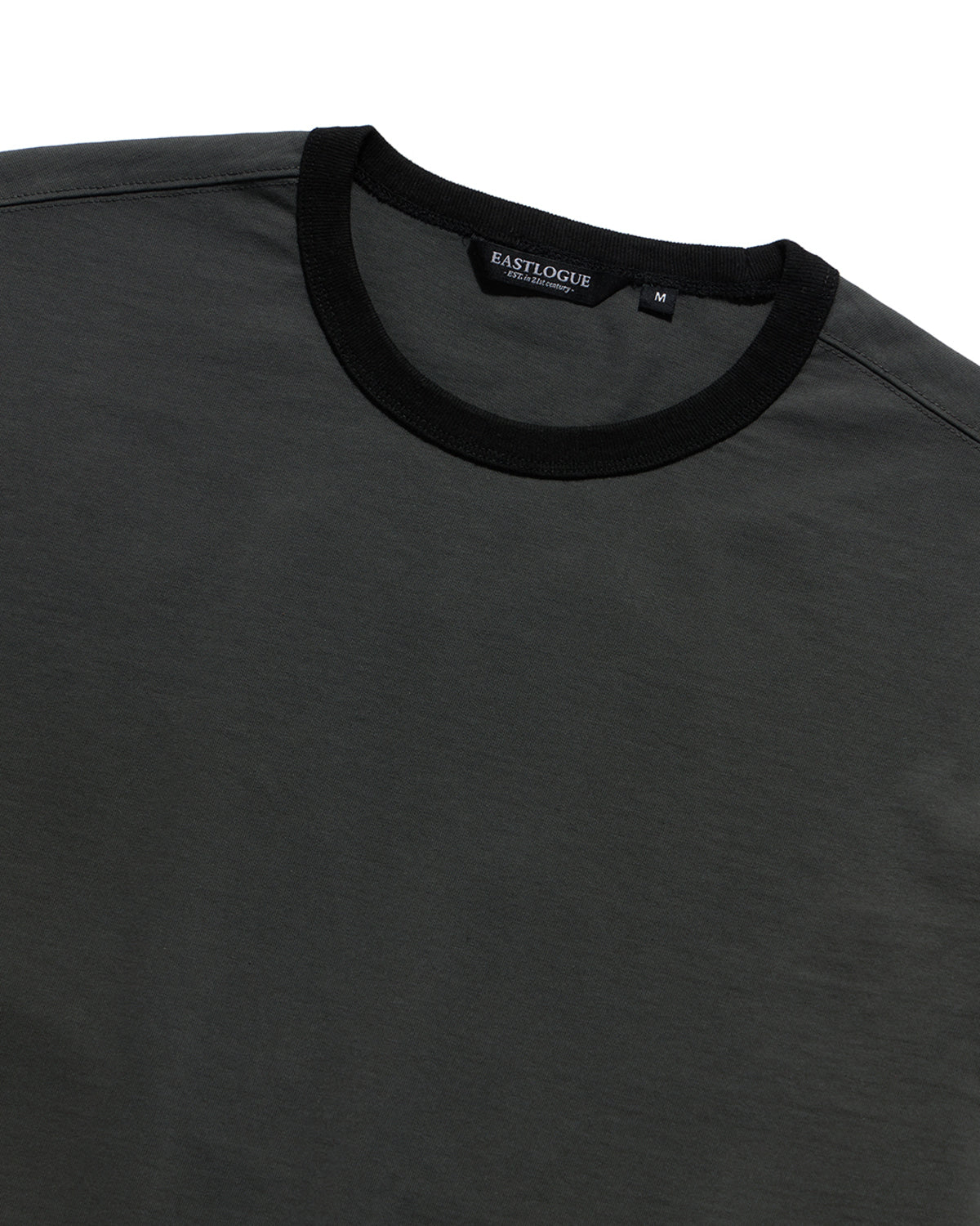 Eastlogue - 11 Ringer L.s T-shirts (Charcoal & Black) product image 7 | TRAB K-Fashion Australia