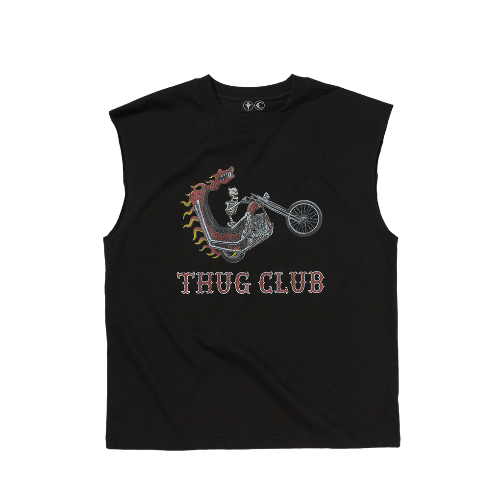 Thug Club - Dragon Chopper Sleeveless (Black) product image 1 | TRAB K-Fashion Australia