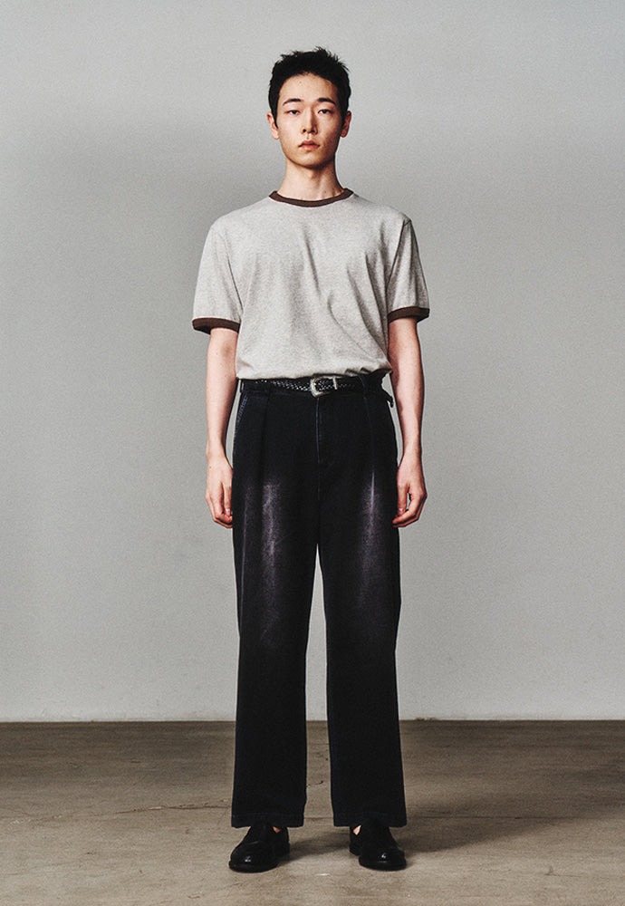 Art if acts - Ringer Tee (Grey/Mud) product image 2 | TRAB K-Fashion Australia