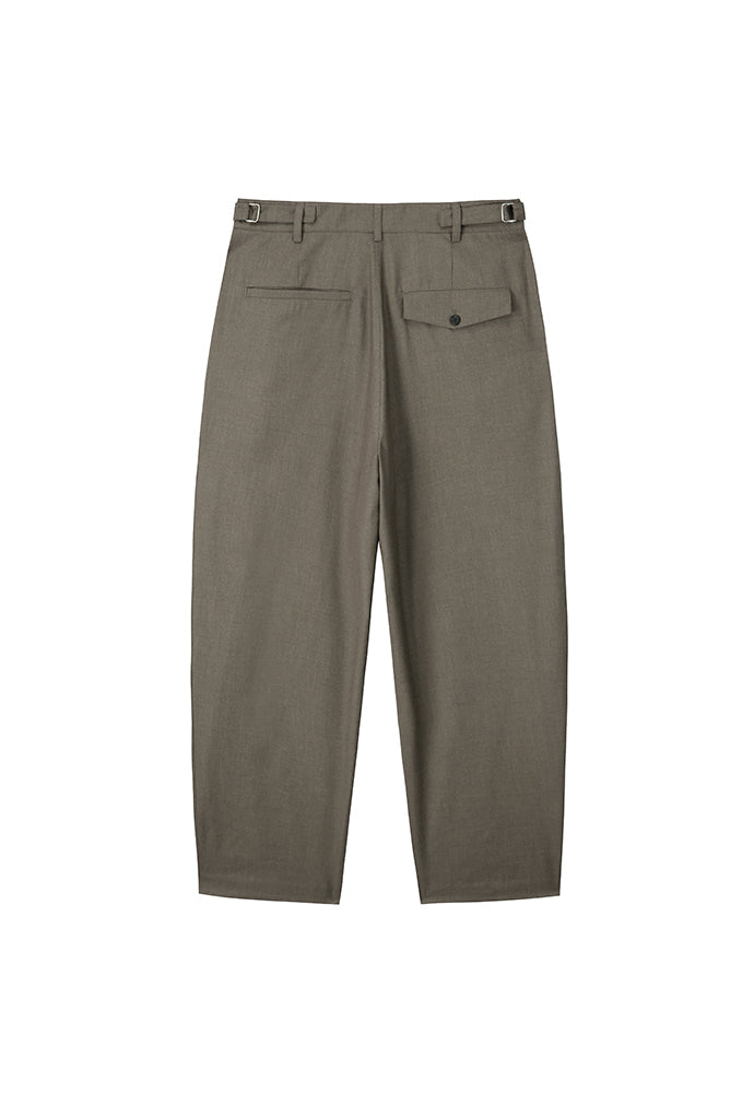 Art if acts - Wool Side Two Tuck Pants (Brown) product image 7 | TRAB K-Fashion Australia