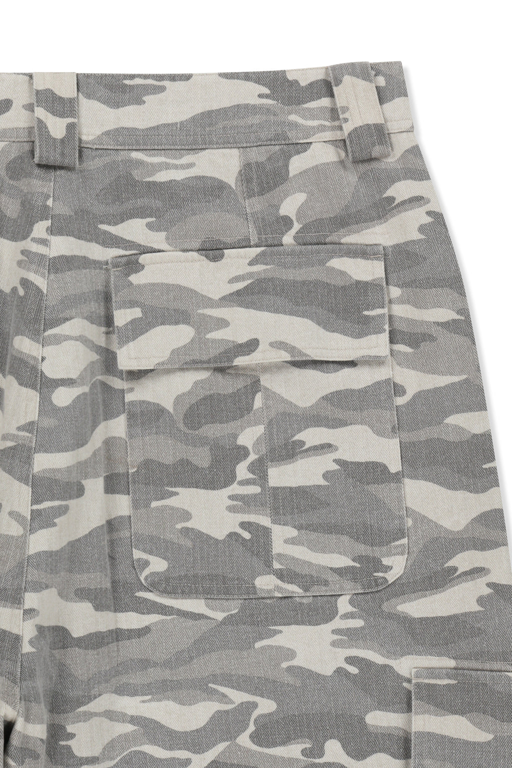Matin Kim - Camouflage Cargo Bermuda Pants (Grey) product image 5 | TRAB K-Fashion Australia