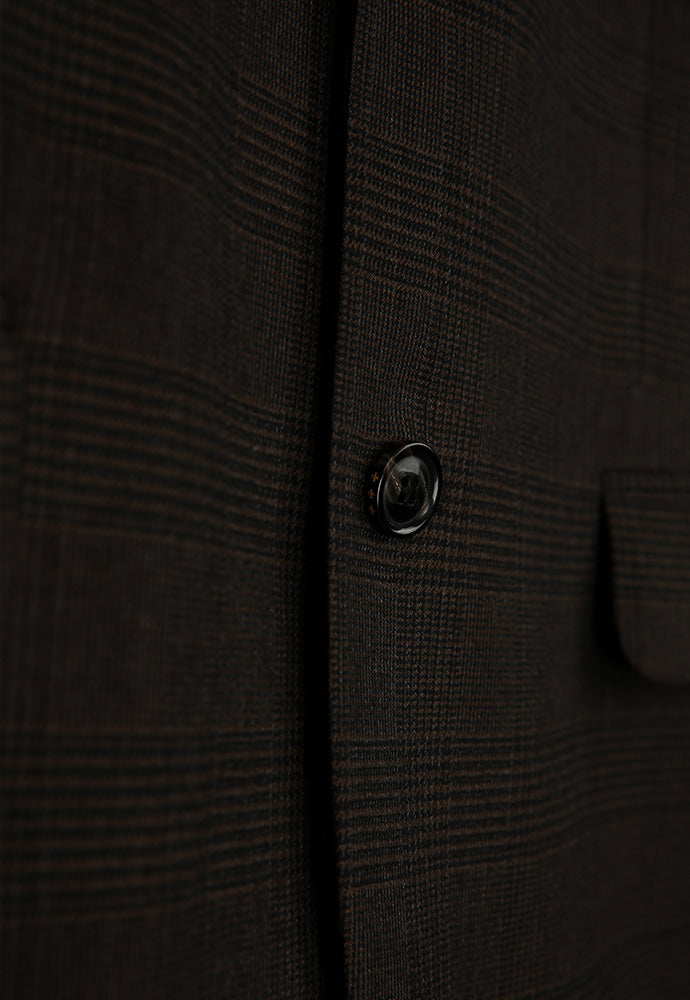 Tonywack - Signature 2-Button Blazer (Dark Brown Check) product image 9 | TRAB K-Fashion Australia