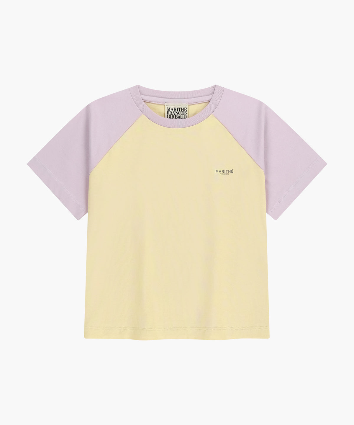 Marithe & Francois Girbaud - Small Regular Logo Raglan Crop Tee (Light Purple) product image 6 | TRAB K-Fashion Australia