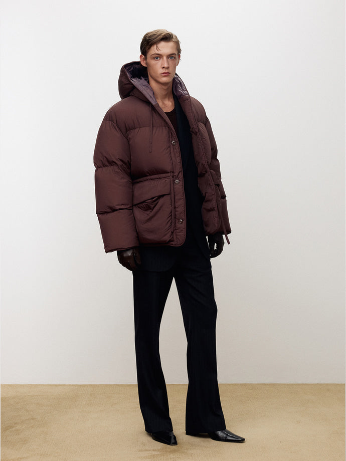 Tonywack - Super Light Down Puffer Jacket (Pale Burgundy) product image 10 | TRAB K-Fashion Australia