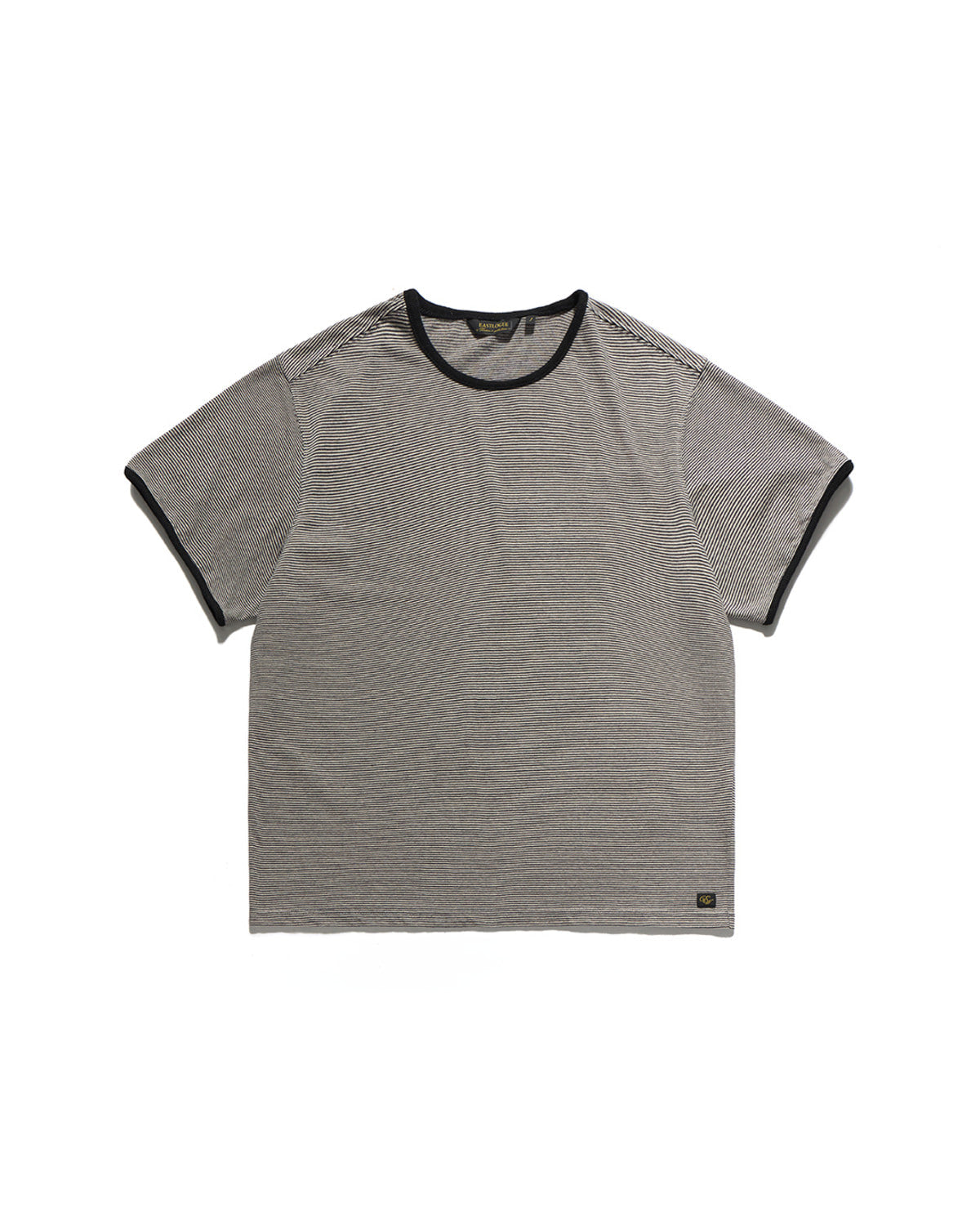 Eastlogue - Ringer Half T-shirts (Black Stripe & Black) product image 1 | TRAB K-Fashion Australia