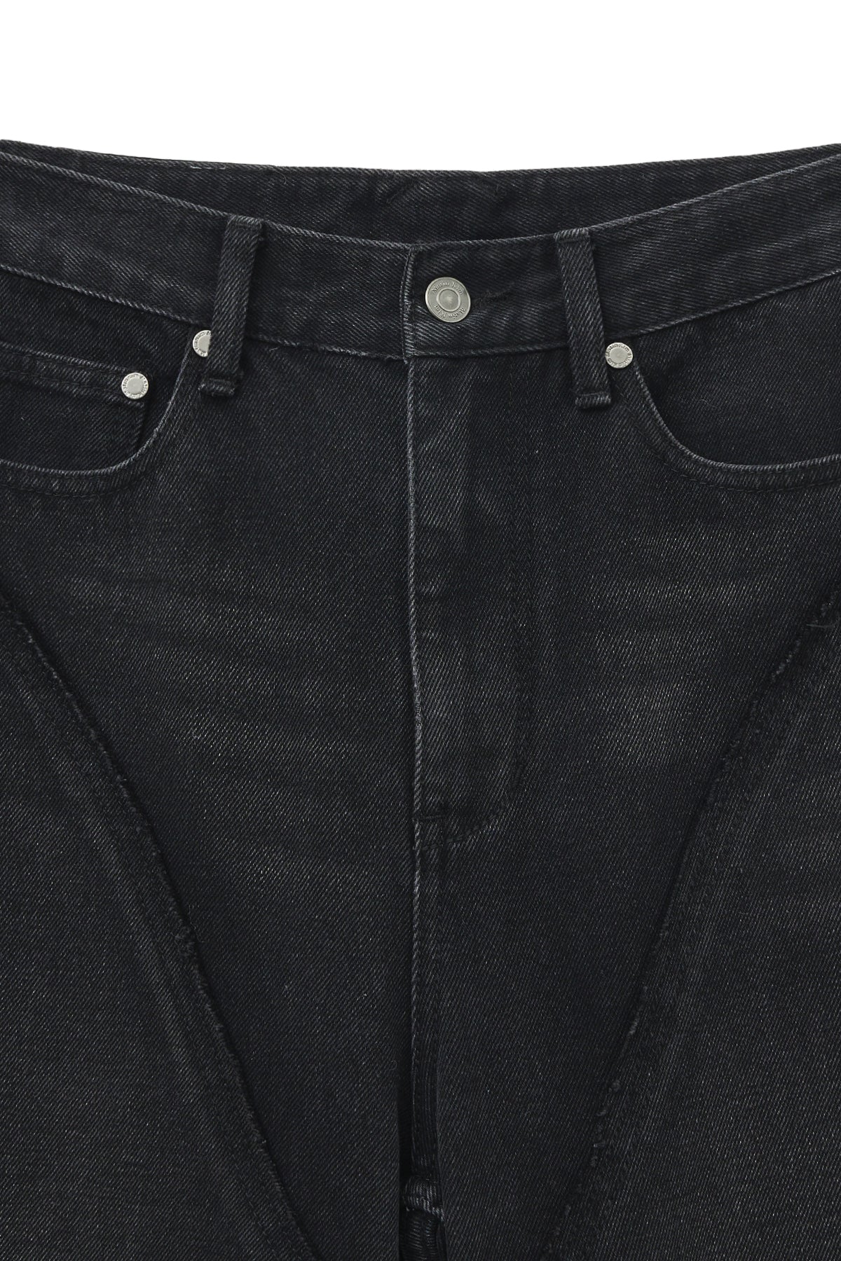 Matin Kim - Western Straight-fit Denim Pants (Black) product image 4 | TRAB K-Fashion Australia