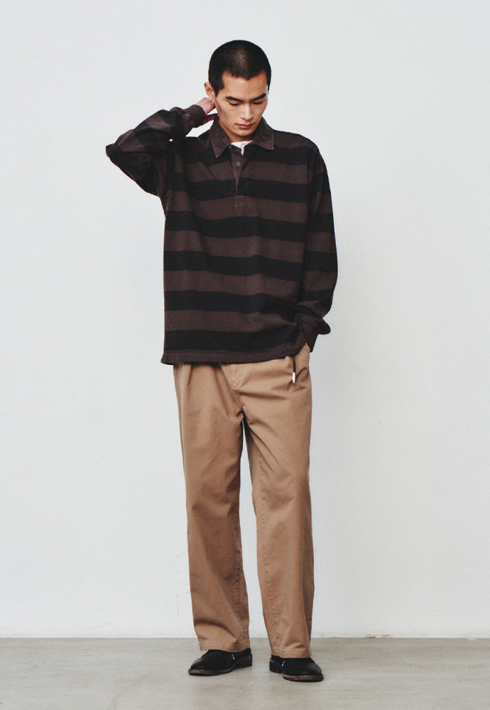 Art if acts - Garment Dyed Rugby Tee (Mud) product image 5 | TRAB K-Fashion Australia