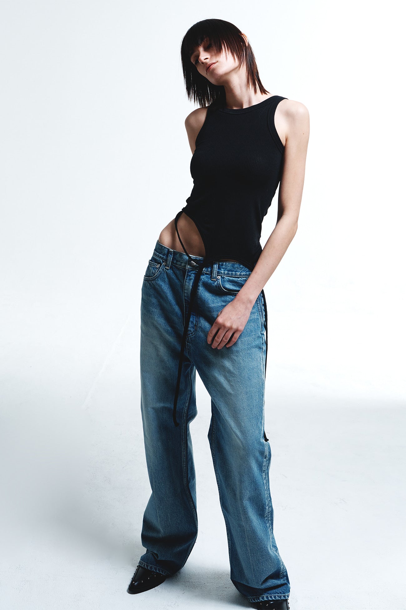 Deinet - Straight Denim Pants (Blue) product image 9 | TRAB K-Fashion Australia