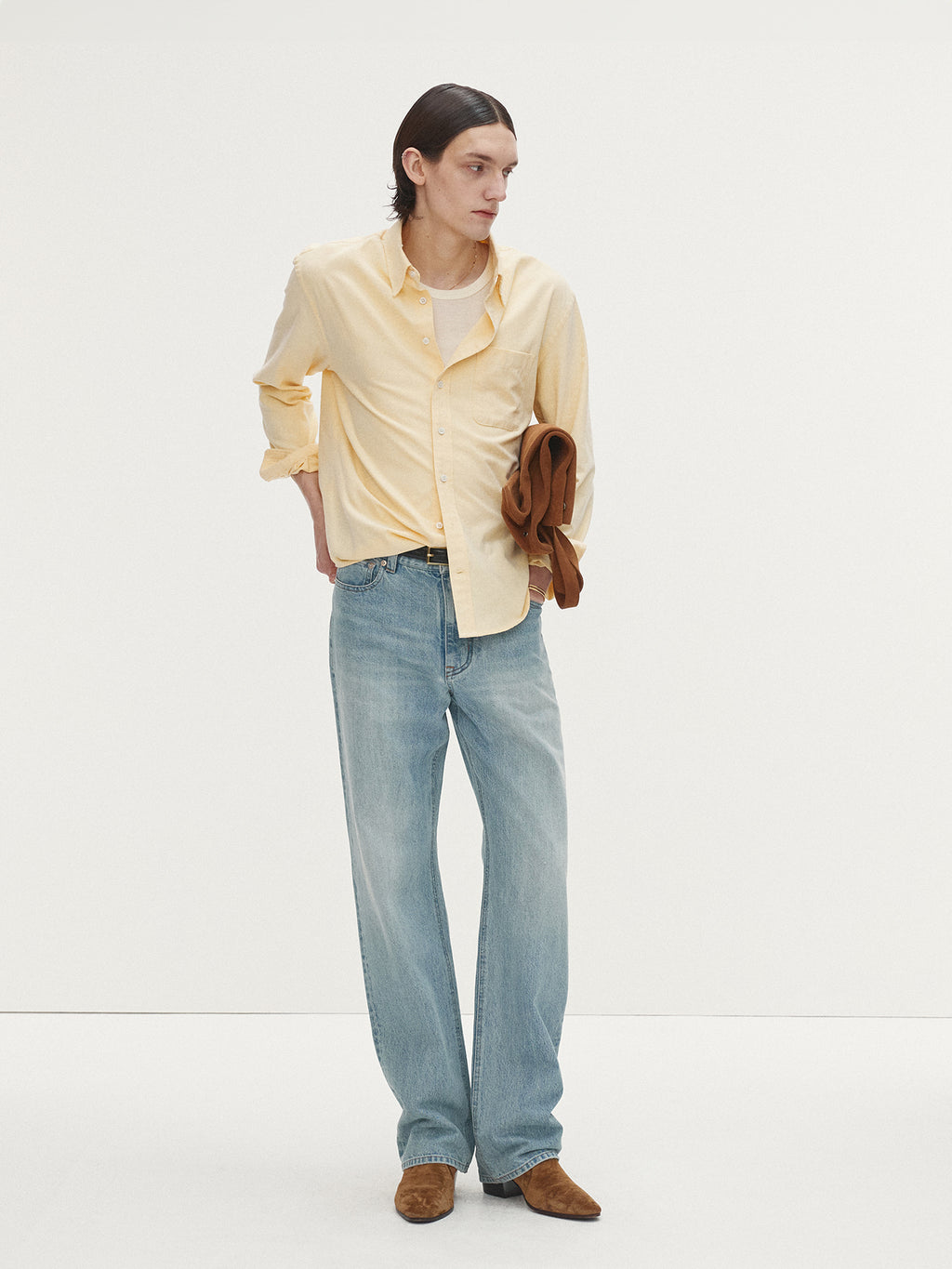 Tonywack - Straight-Leg Denim Jeans (Washed Light Blue) product image 3 | TRAB K-Fashion Australia