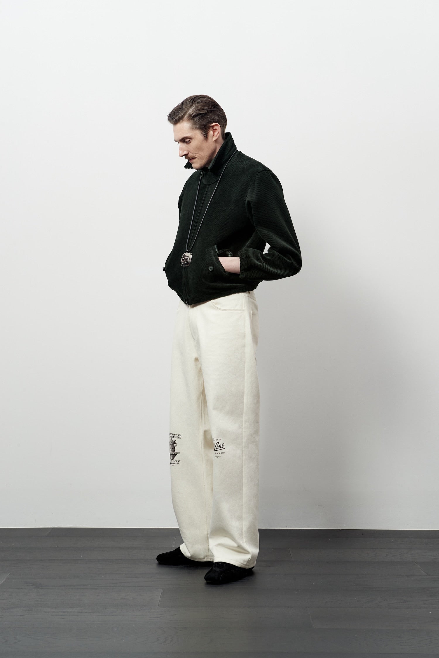 STU - Strap Corduroy Jacket (Black) product image 11 | TRAB K-Fashion Australia