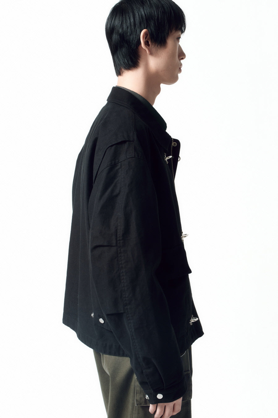 Insilence - Back Satin MK3 Flight Jacket (Black) product image 7 | TRAB K-Fashion Australia