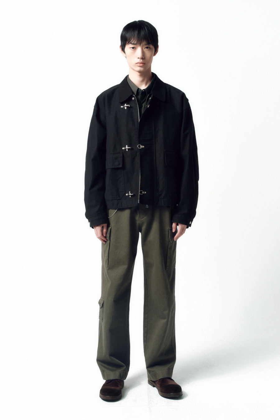 Insilence - Back Satin MK3 Flight Jacket (Black) product image 1 | TRAB K-Fashion Australia