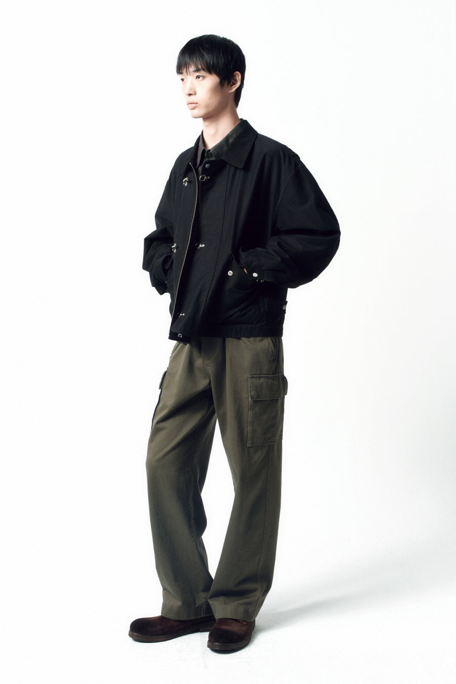 Insilence - Back Satin MK3 Flight Jacket (Black) product image 4 | TRAB K-Fashion Australia