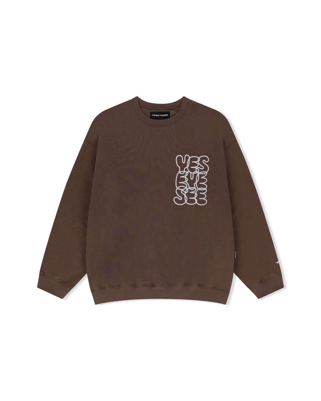 yeseyesee - C-Logo Sweatshirt (Brown) product image 1 | TRAB K-Fashion Australia