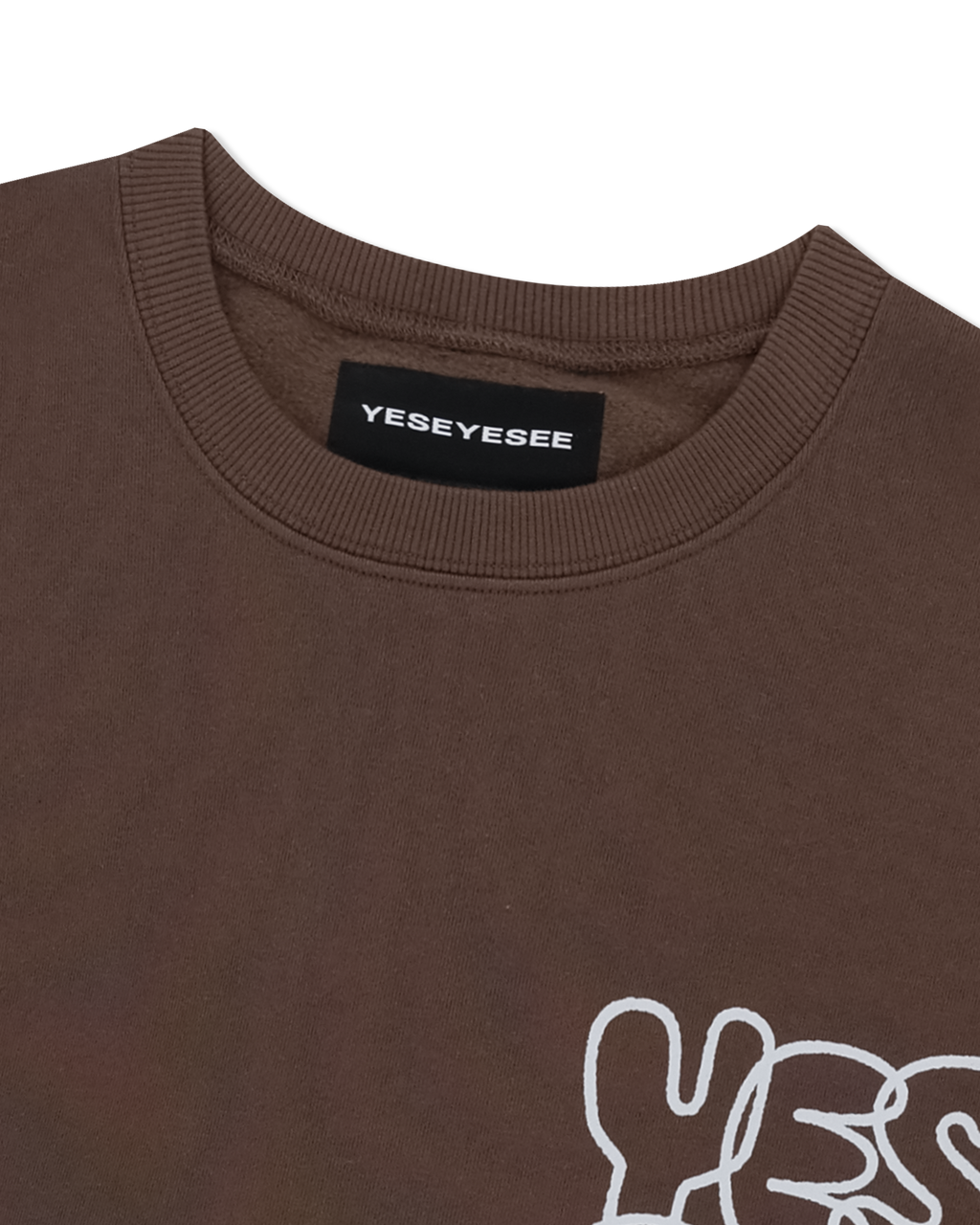 yeseyesee - C-Logo Sweatshirt (Brown) product image 5 | TRAB K-Fashion Australia