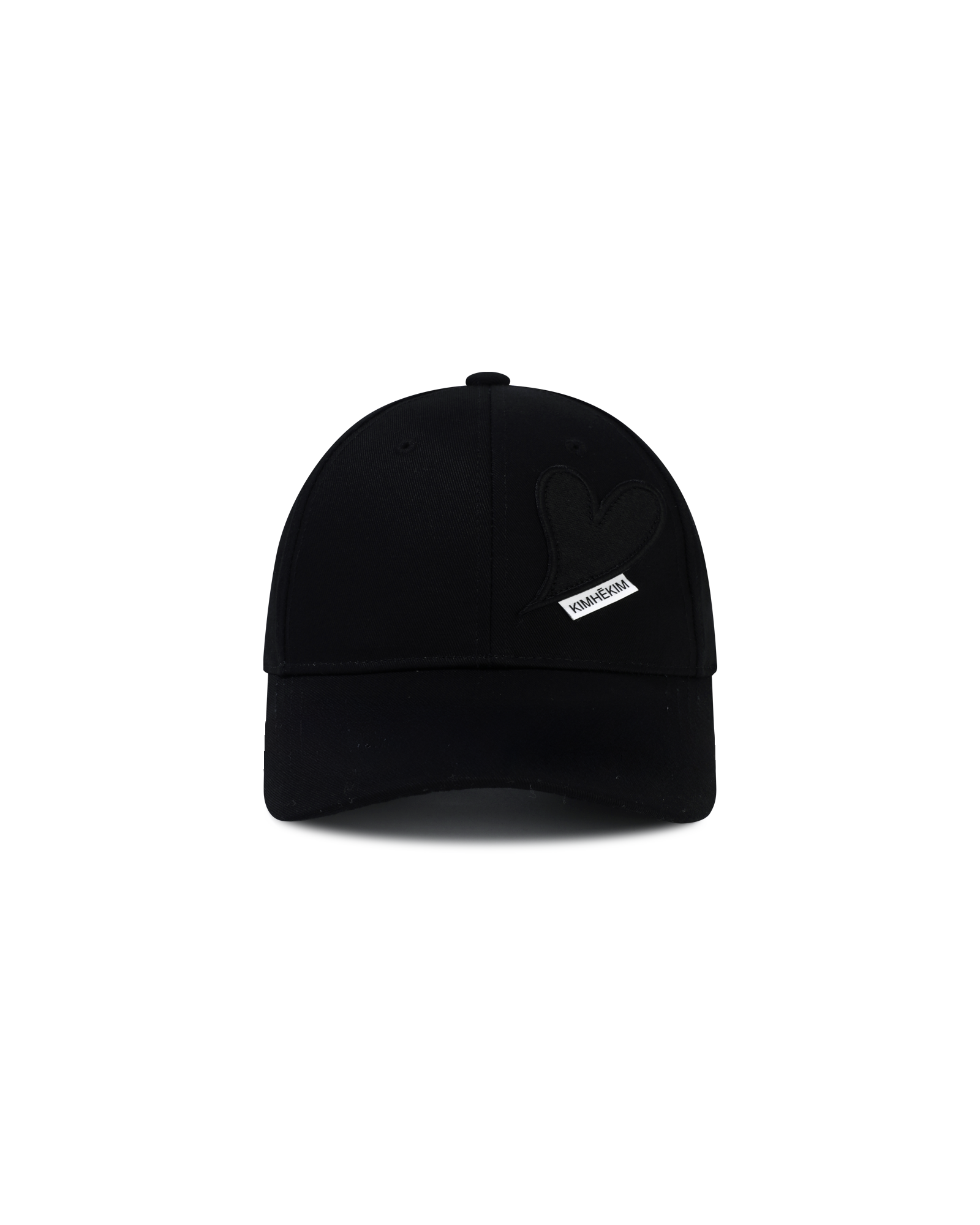Kimhe Kim - Heart Patches Ball Cap (Black) product image 2 | TRAB K-Fashion Australia