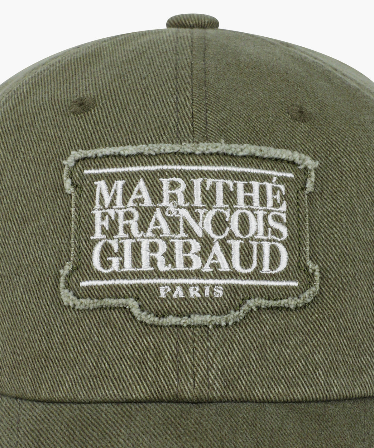 Marithe & Francois Girbaud - Applique Washed Small Classic Logo Cap (Khaki) product image 3 | TRAB K-Fashion Australia