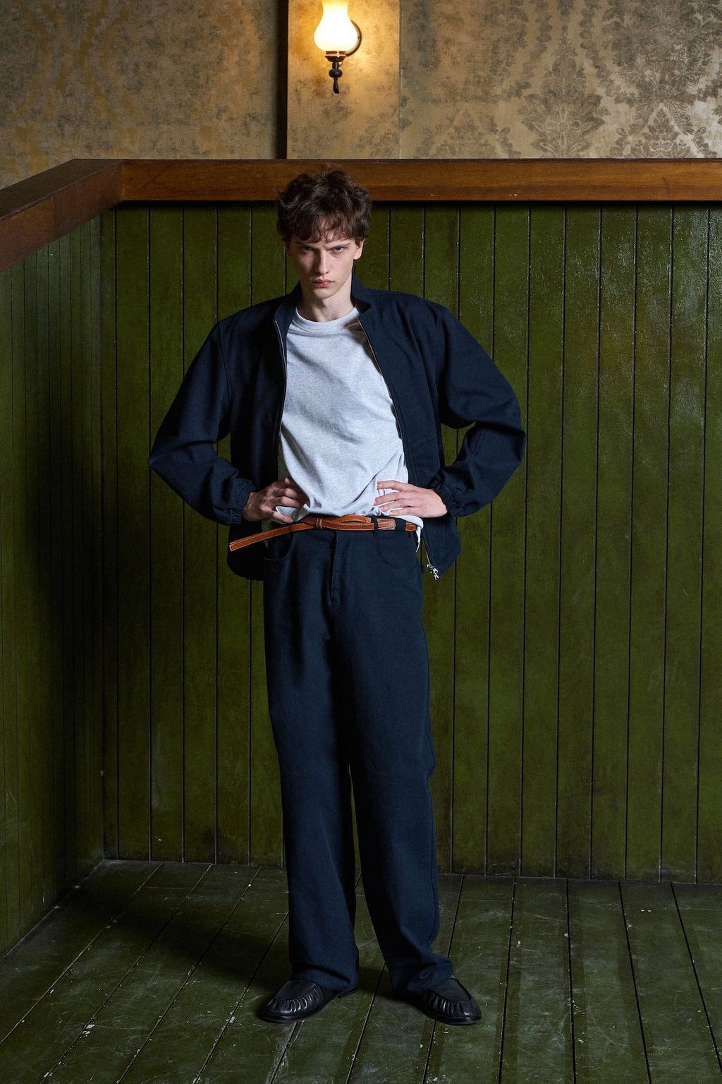 STU - Shift High-neck Jacket (Navy) product image 7 | TRAB K-Fashion Australia