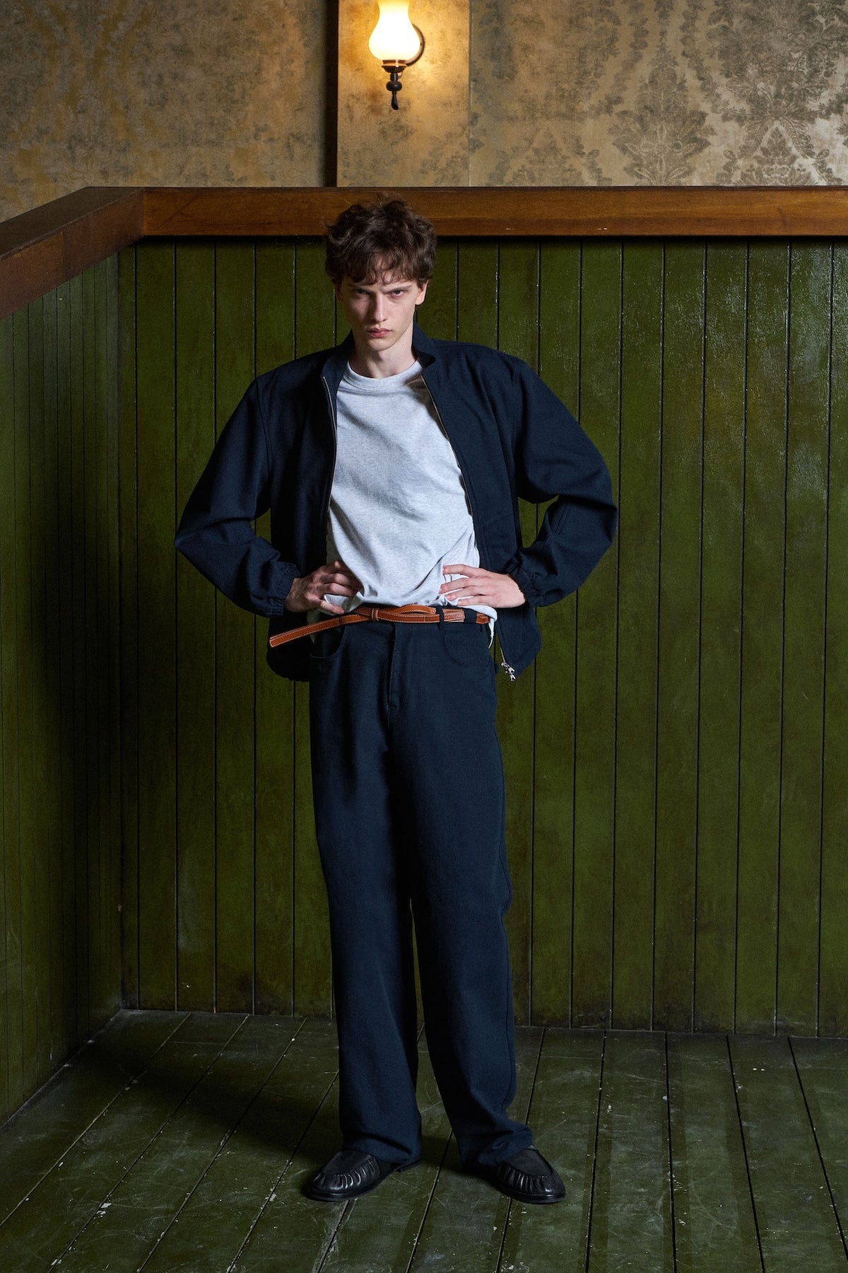 STU - Shift High-neck Jacket (Navy) product image 7 | TRAB K-Fashion Australia