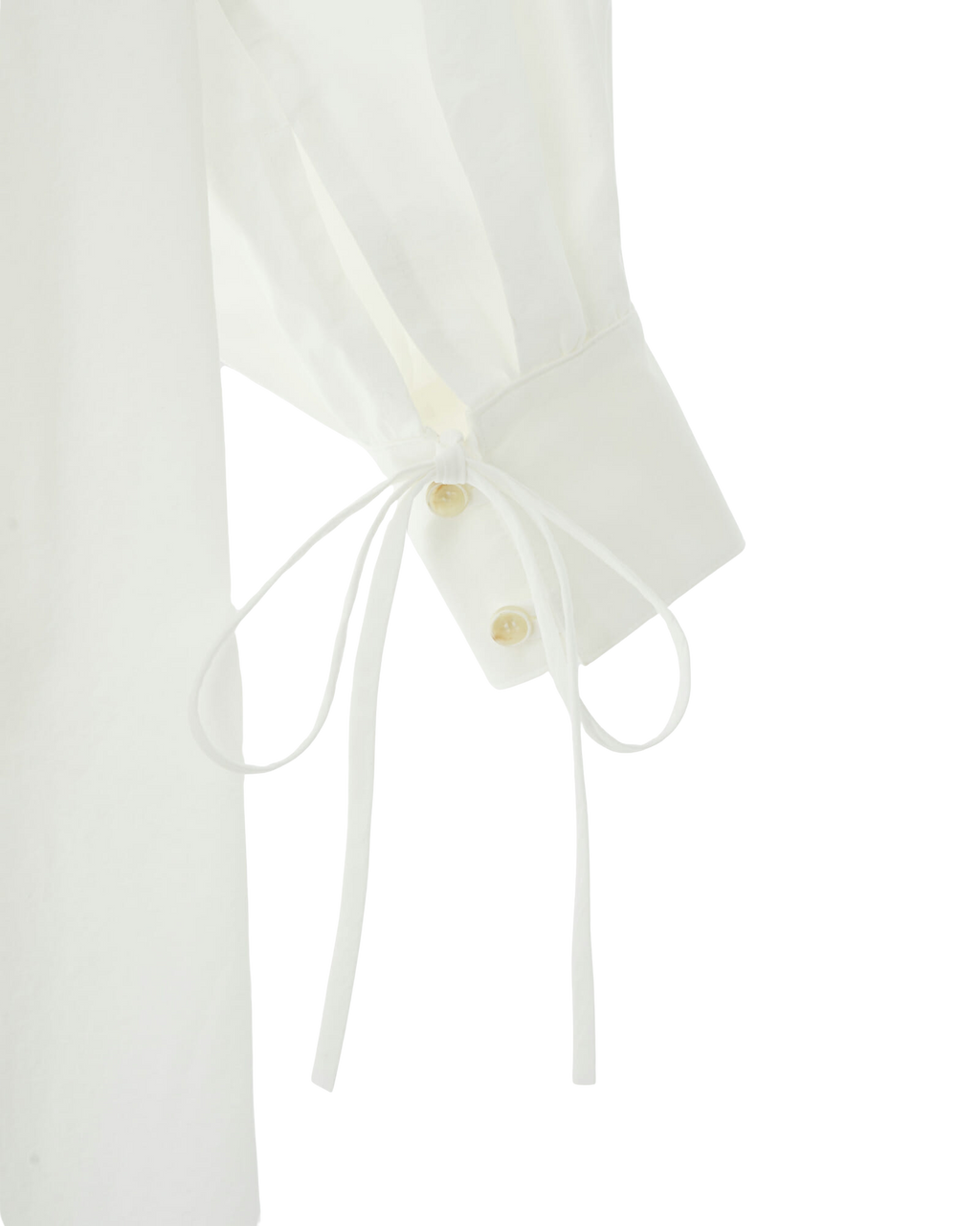 Kimhe Kim - Sailor Collared Long Cotton Shirt Dress (Ivory) product image 9 | TRAB K-Fashion Australia