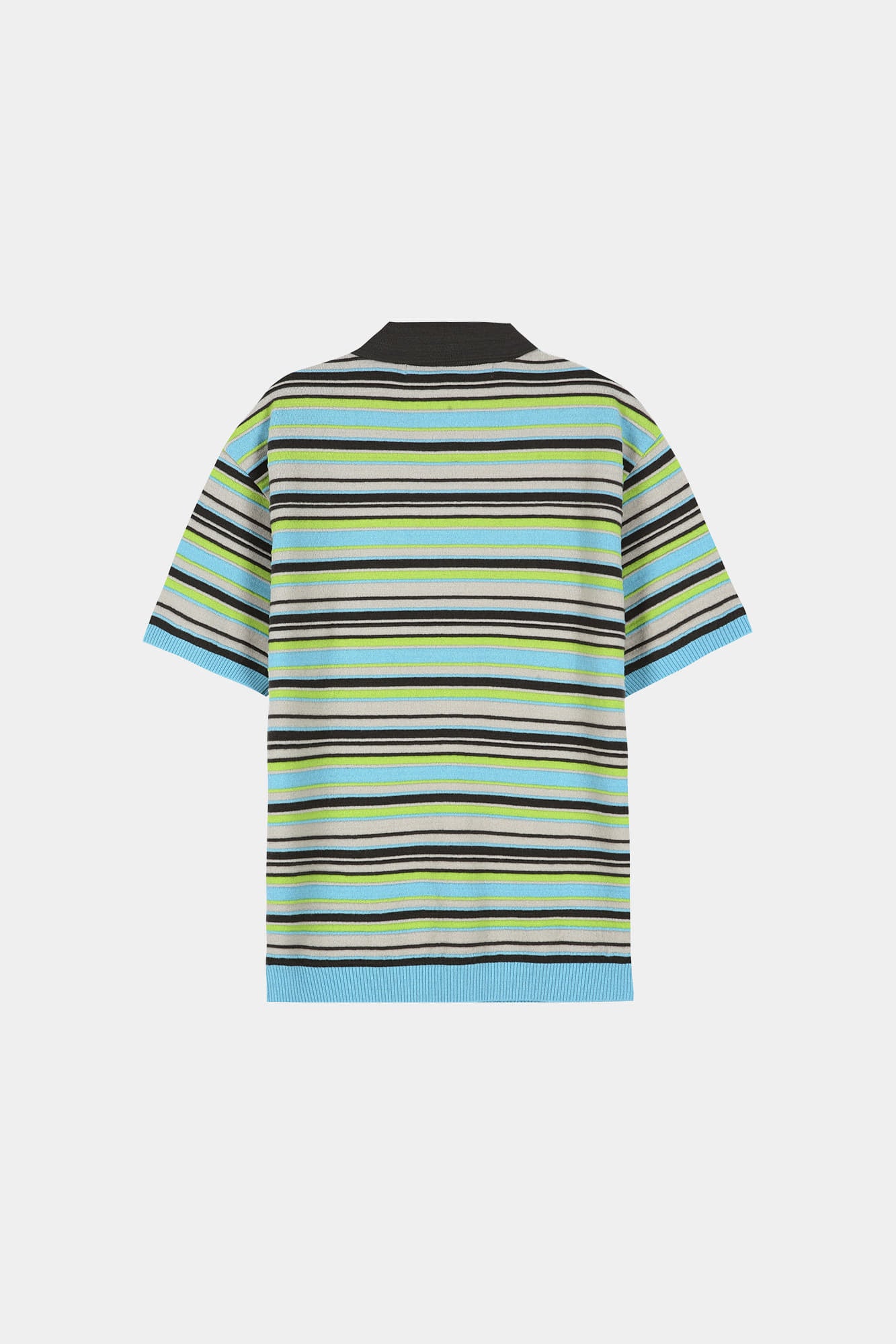 Andersson Bell - Stripe Wool Polo Sweater (Sky Blue) product image 8 | TRAB K-Fashion Australia