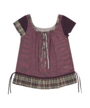 Coyseio - Strap Shirring Blouse (Purple) product image 1 | TRAB K-Fashion Australia