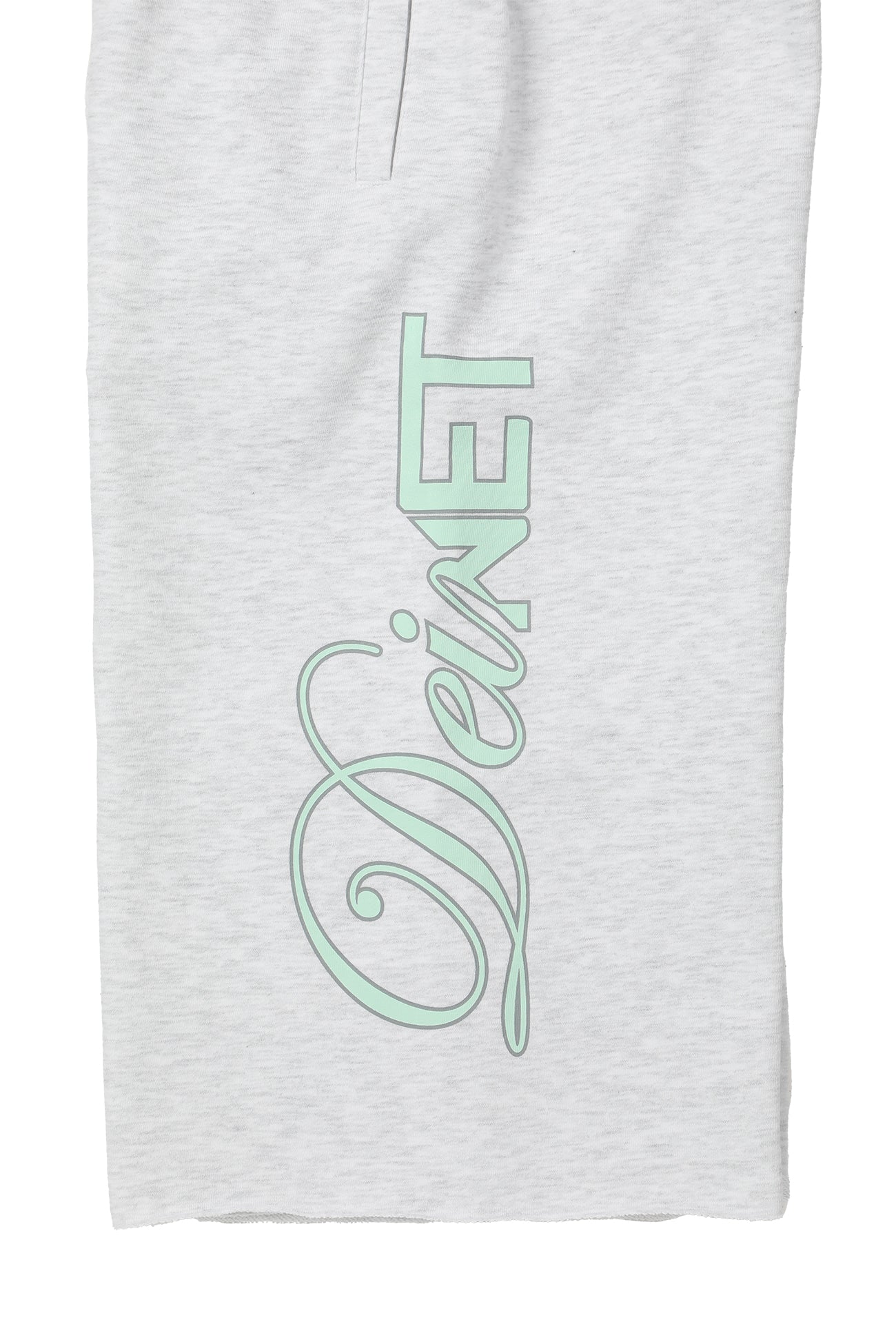 Deinet - Dn Script Sweat Bermuda Pants (Light Grey) product image 13 | TRAB K-Fashion Australia