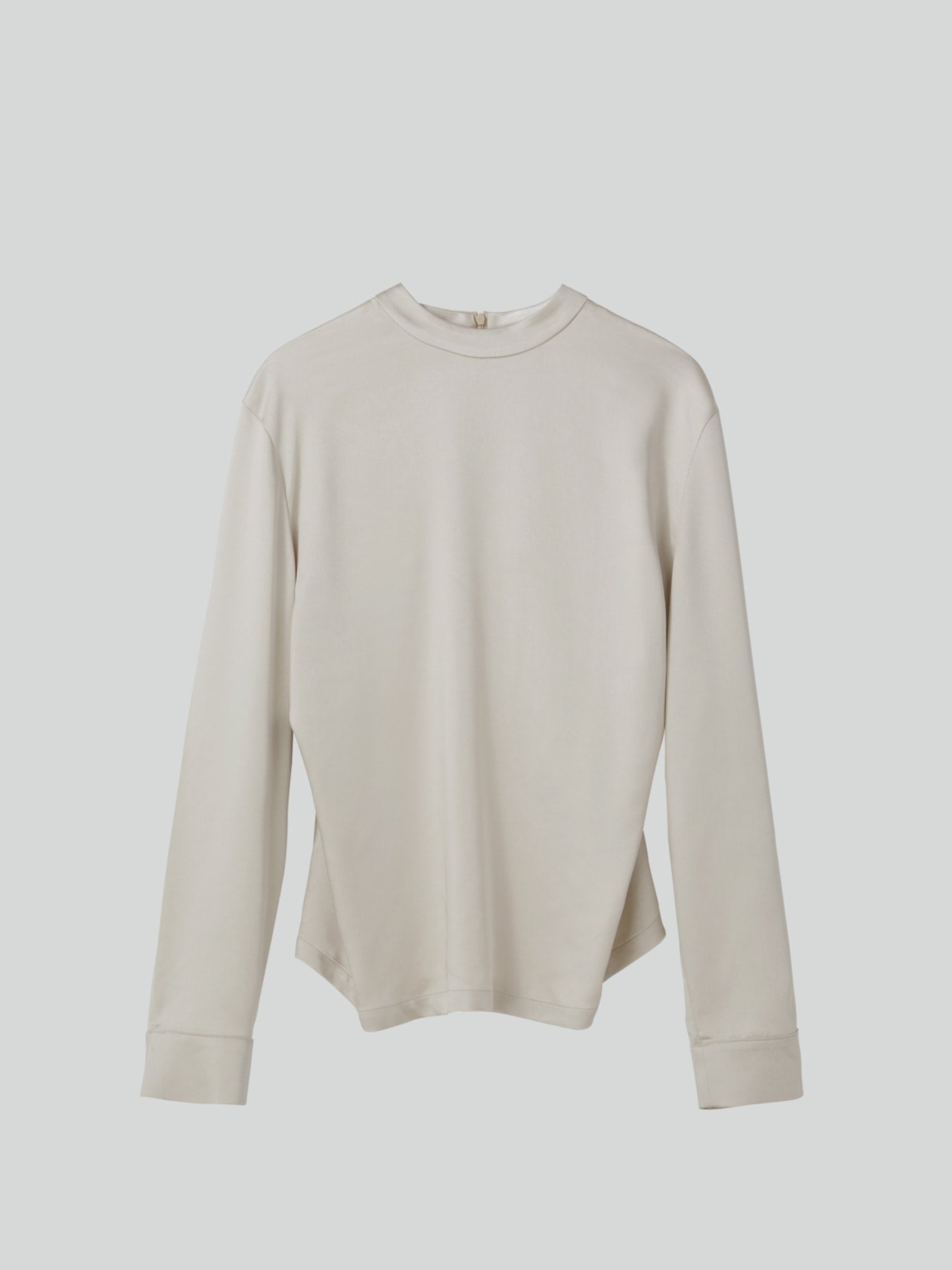 Recto - Open Back Scarf Satin Blouse (Pale Beige) product image 10 | TRAB K-Fashion Australia