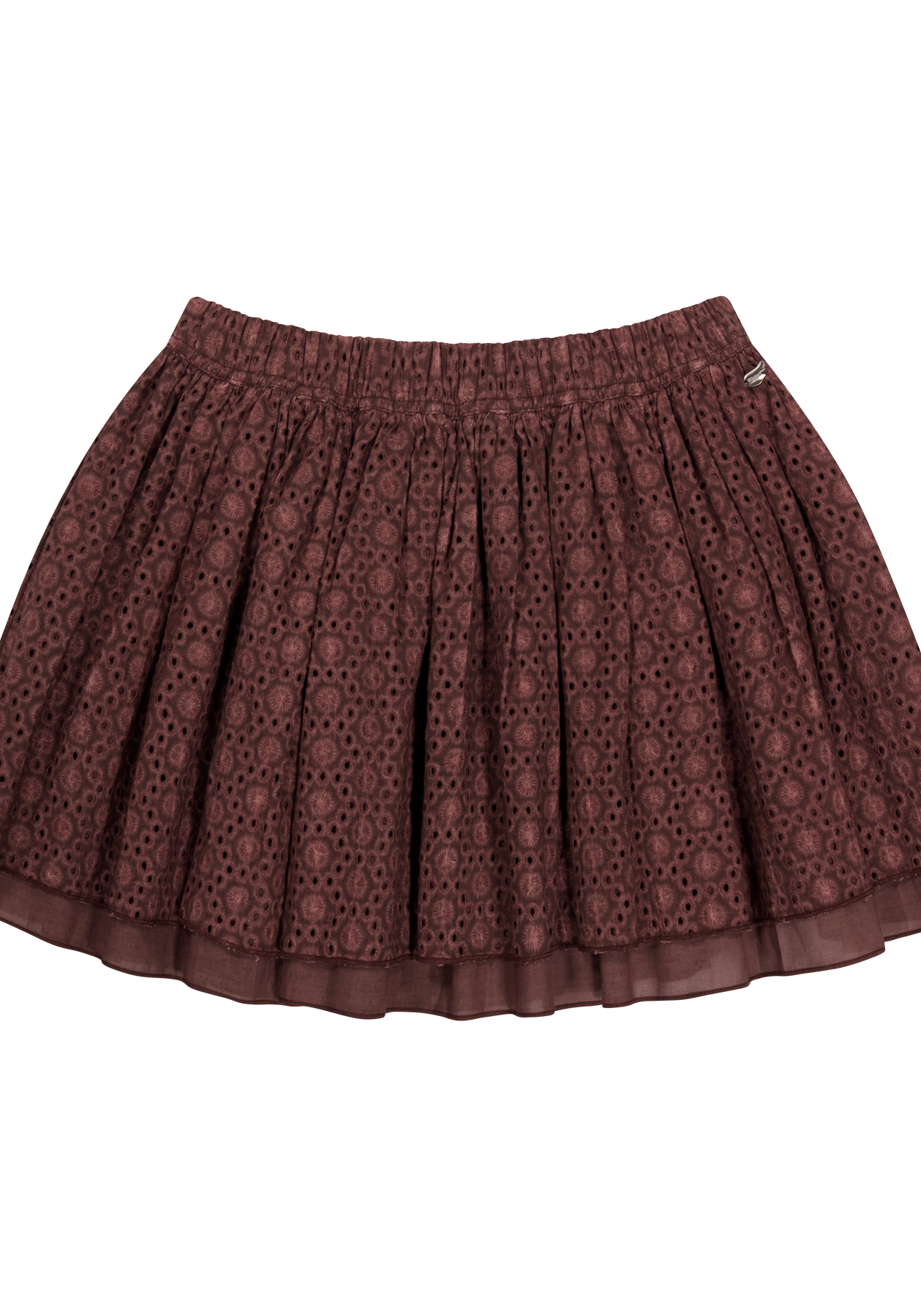 Coyseio - Flower Punching Skirt (Burgundy) product image 2 | TRAB K-Fashion Australia