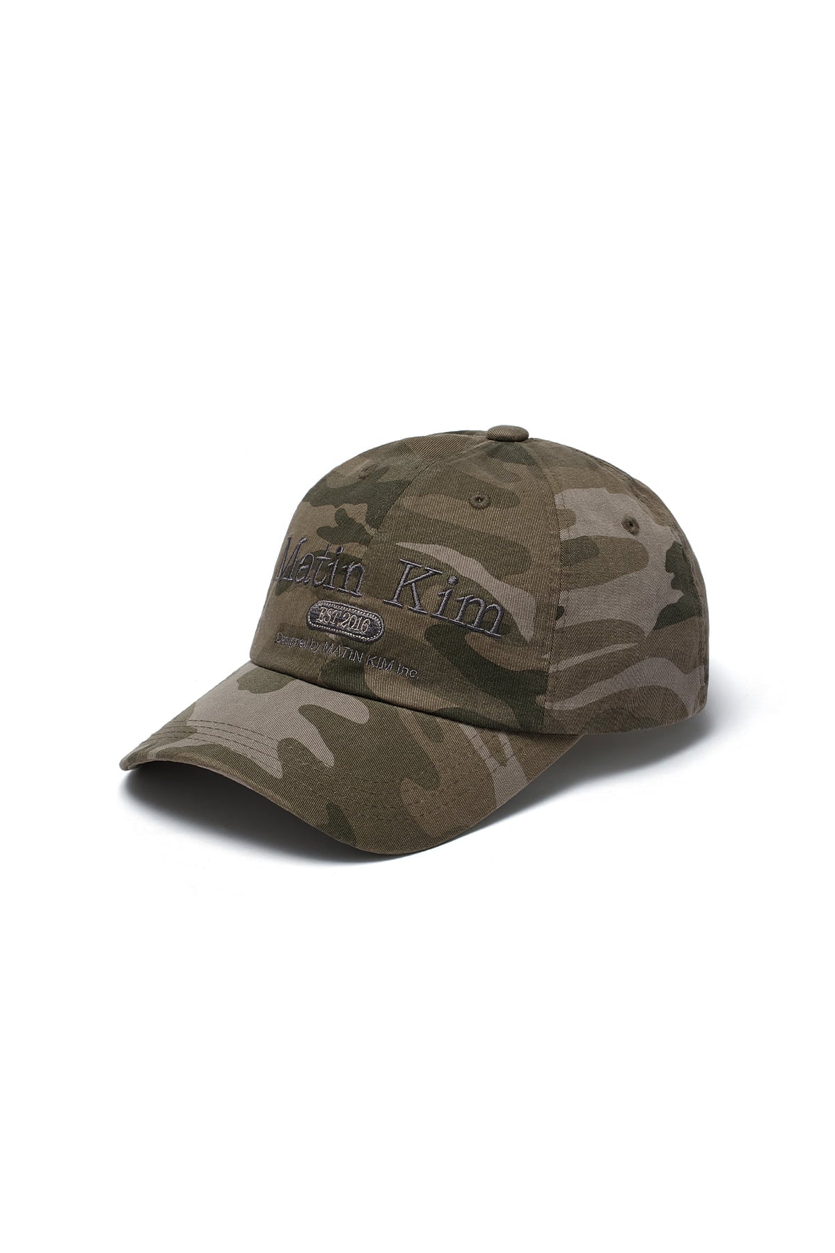 Matin Kim - Camouflage Logo Ball Cap (Khaki) product image 5 | TRAB K-Fashion Australia