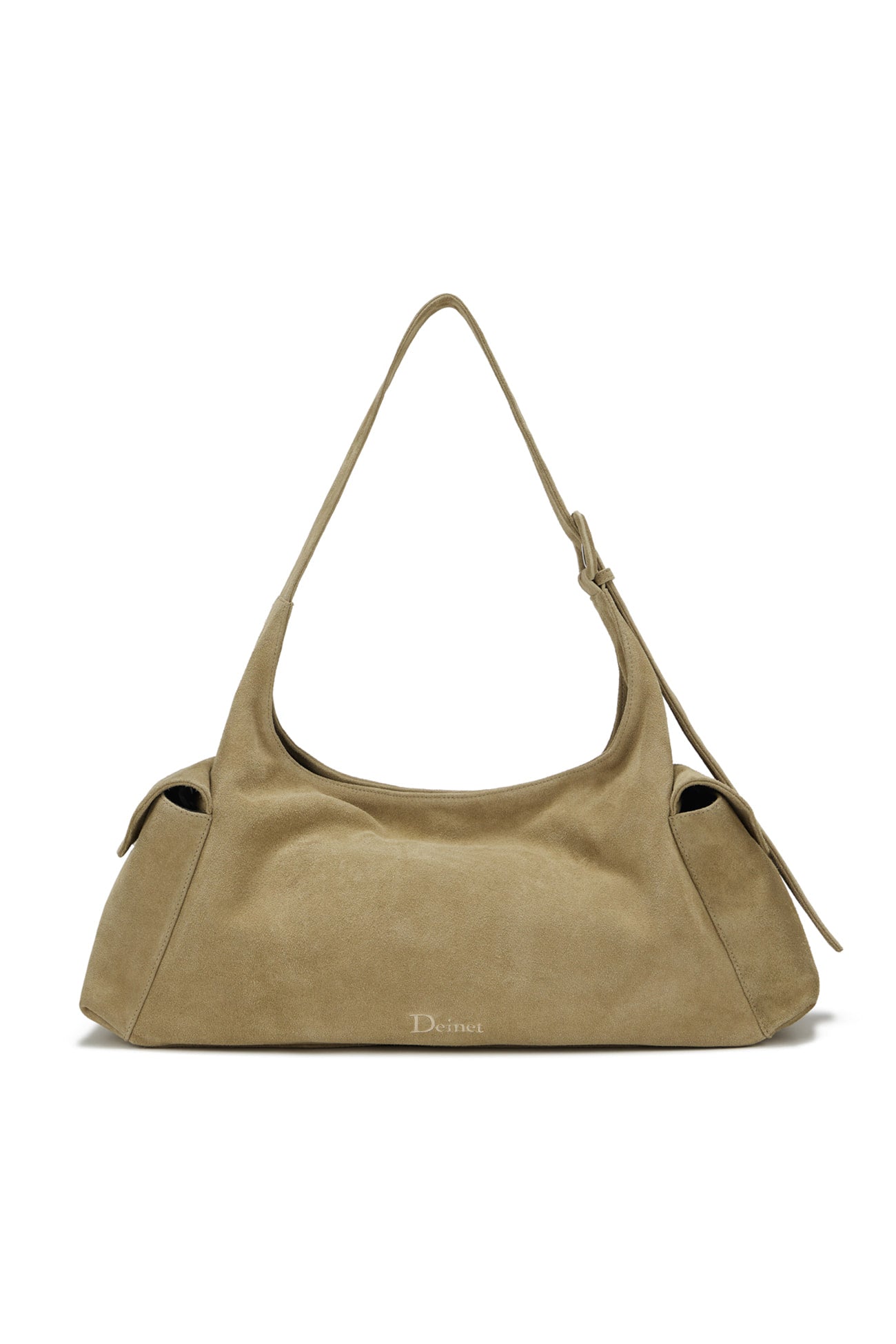 Deinet - Deinet Suede Buckle Bag (Beige) product image 7 | TRAB K-Fashion Australia