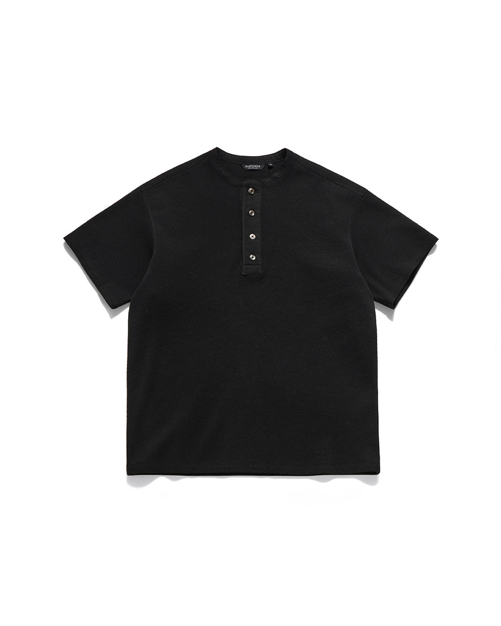 Eastlogue - Anchor Line Henry Neck T-shirts (Black) product image 5 | TRAB K-Fashion Australia